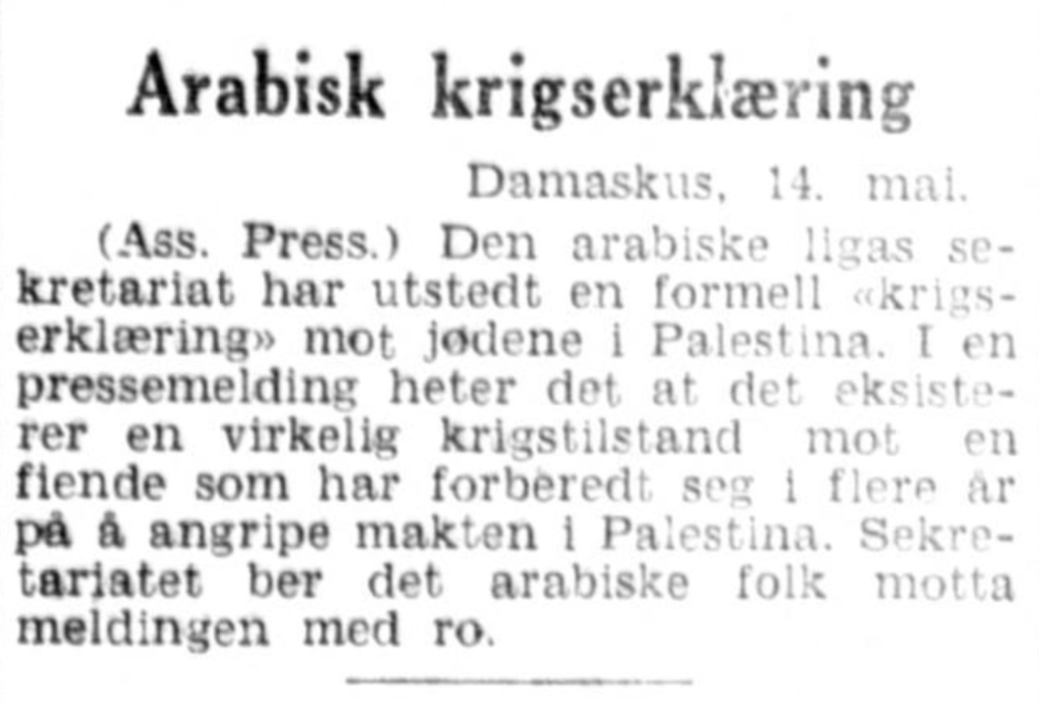 Aftenposten aften , 14. mai 1948