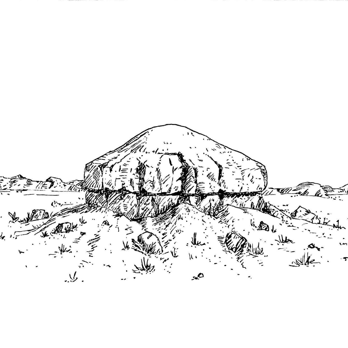 &Oslash;rkenknaus-gjengangar i fantasilandskap. Teikna p&aring; lite papir. 

..

#drawing #teikning #tegning #&oslash;rken #desert #desertdrawing #knaus #fjell #rock #desertrock #nature #landskap #landscape #natur #desertnature #fantasilandskap #des