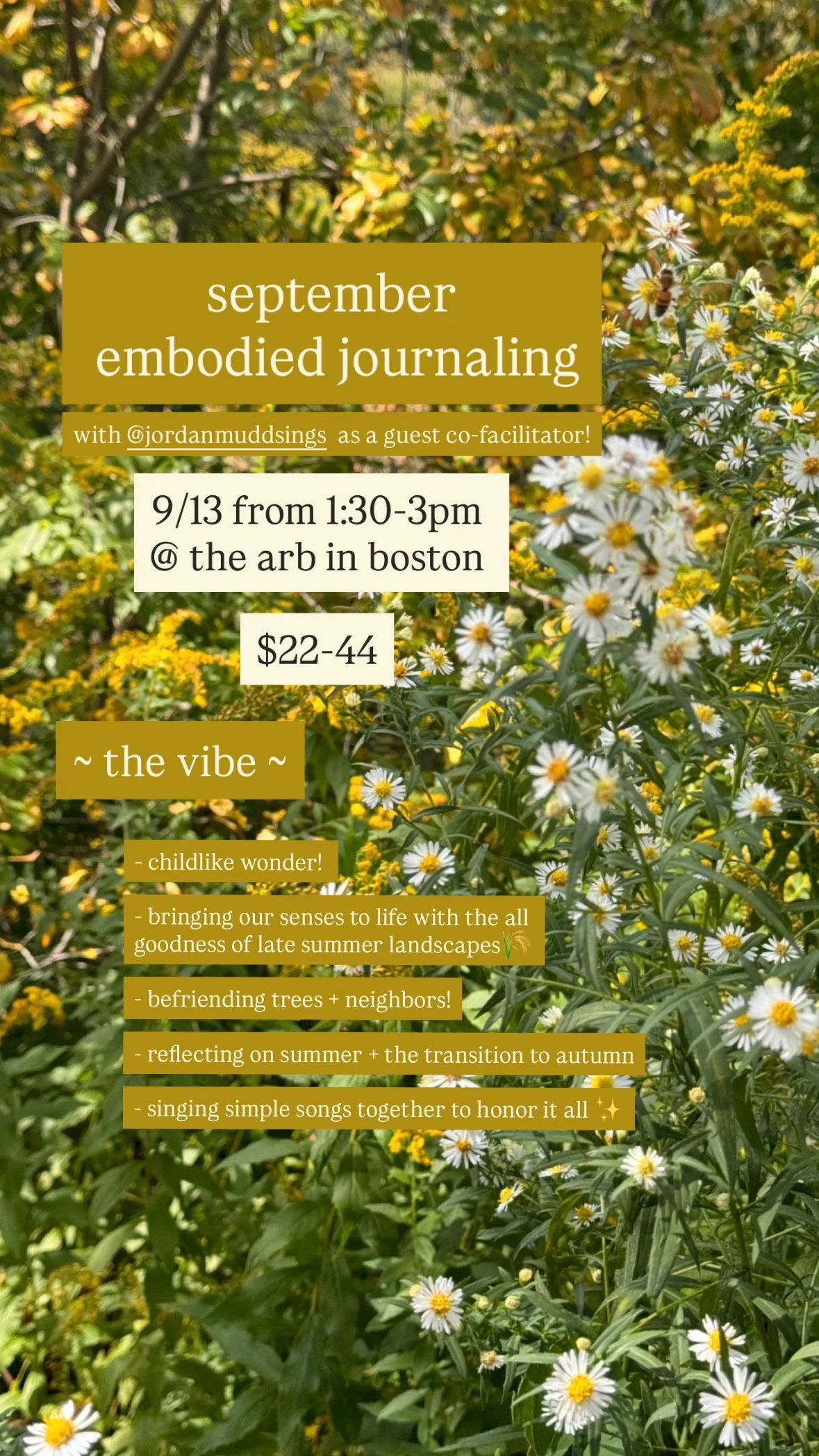9/13 embodied journaling (boston)
