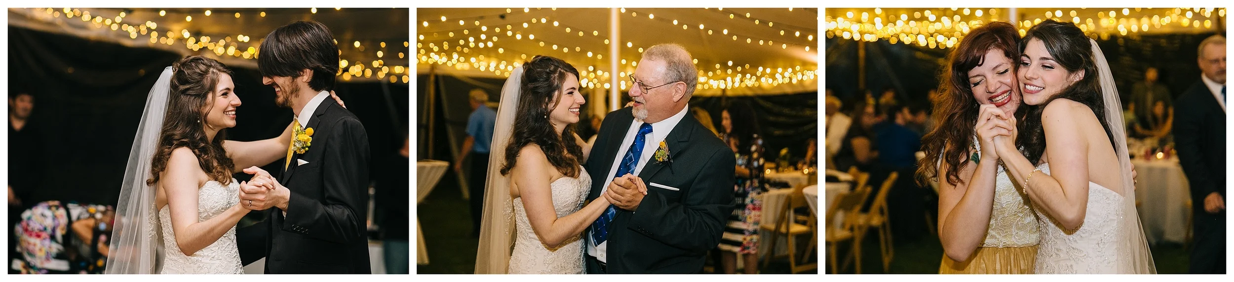 new england back yard wedding