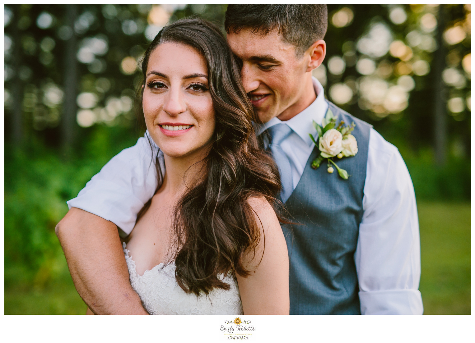 Emily Tebbetts Photography - Jackie and Ben Worthington Inn Four Corners Worthington MA Western Massachusetts Wedding Barn wedding rustic glamorous wedding bride soft waves lace wallpaper field bookcase-15.jpg