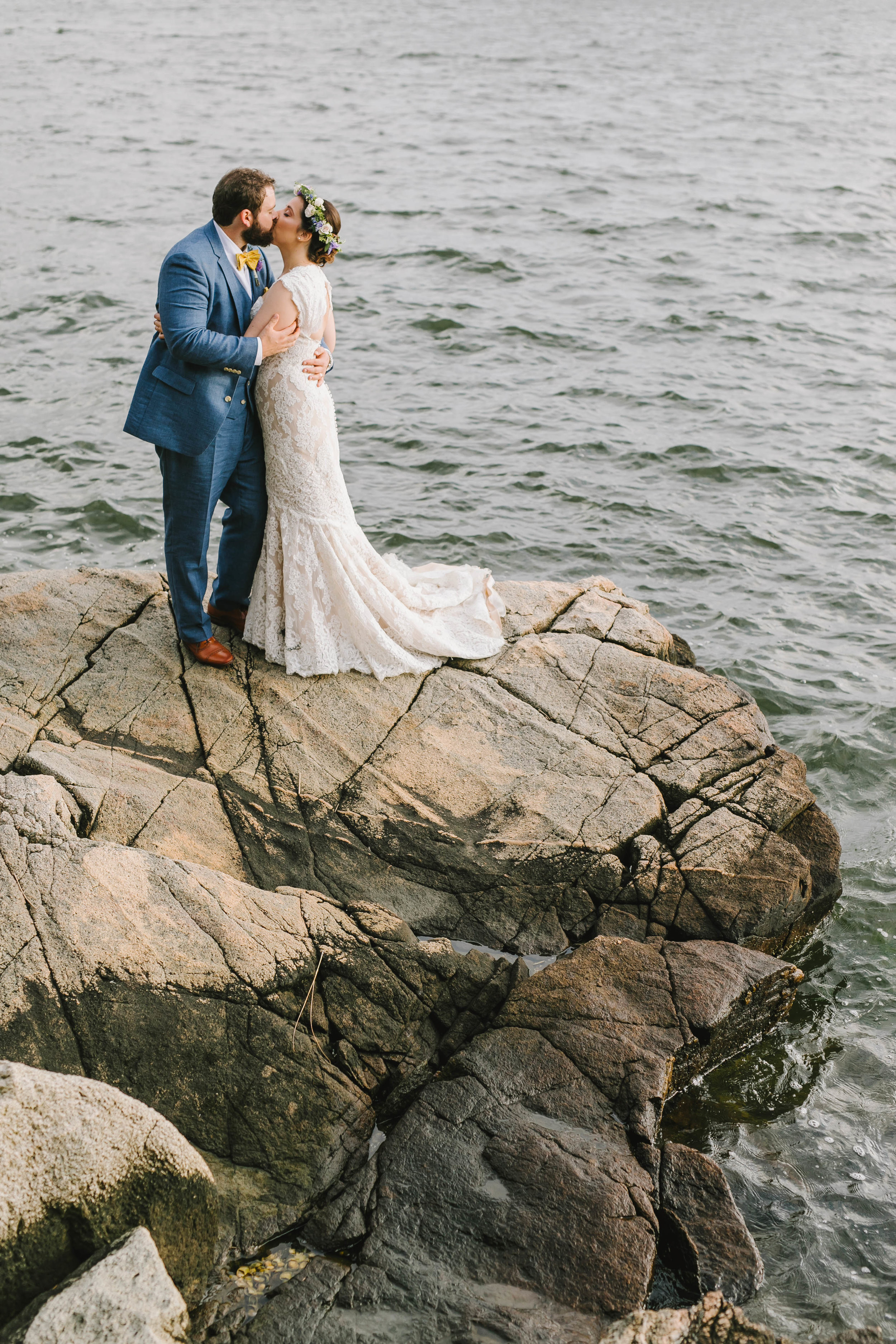 Mount Hope Farm Bristol Rhode Island RI New England Coastal Flower Crown Wedding - Emily Tebbetts Photography-18.jpg