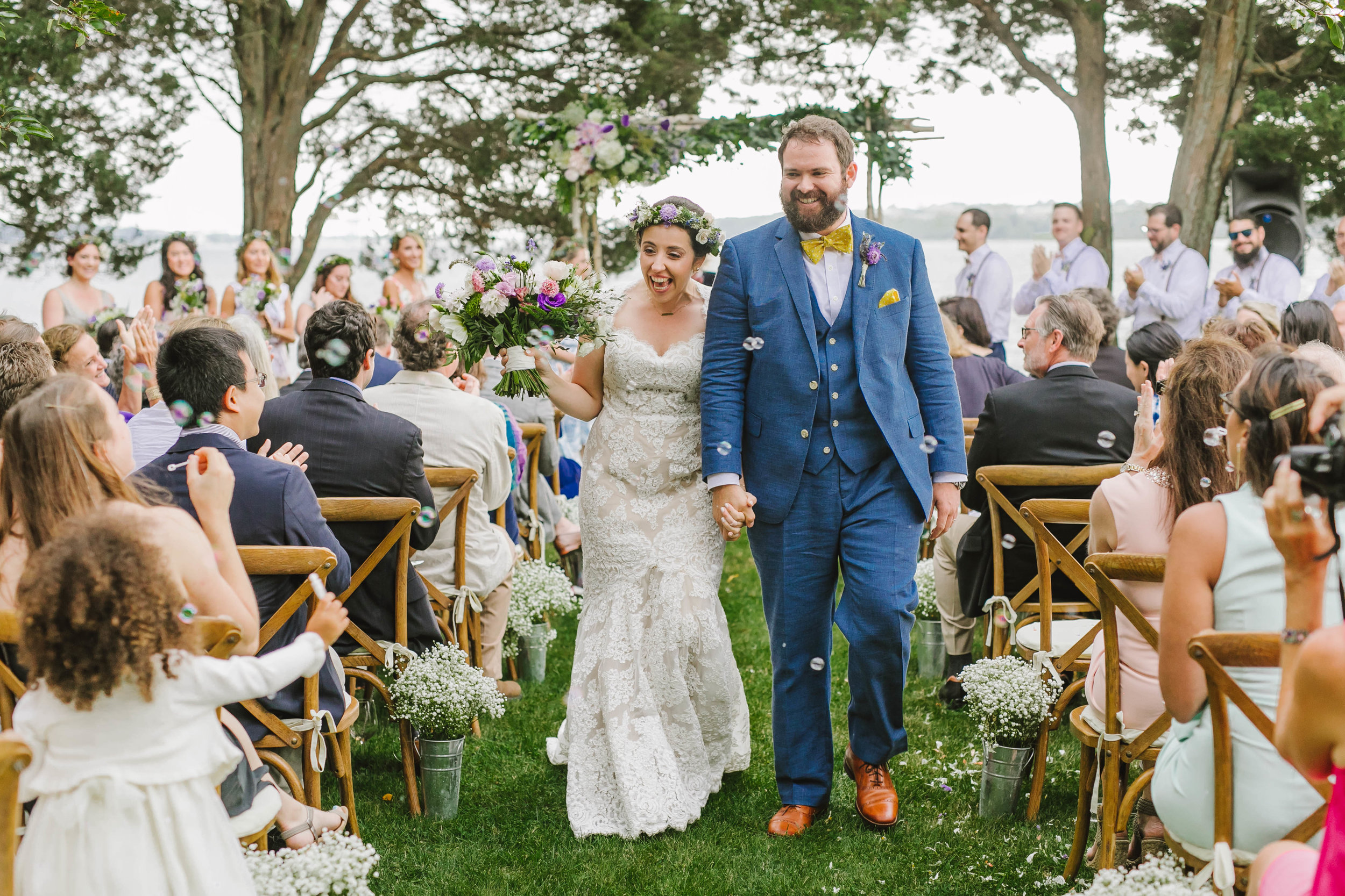 Mount Hope Farm Bristol Rhode Island RI New England Coastal Flower Crown Wedding - Emily Tebbetts Photography-12.jpg