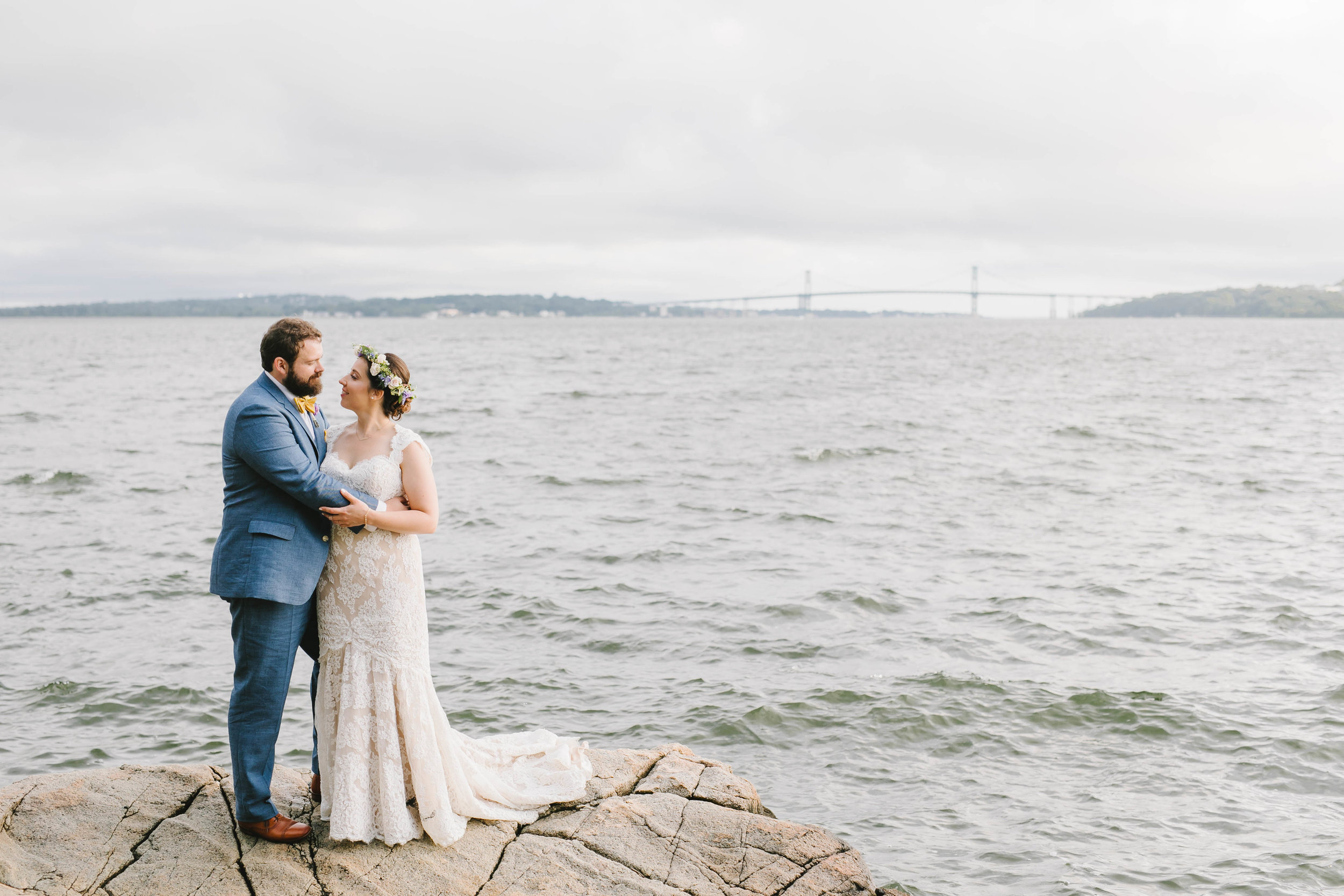 Mount Hope Farm Bristol Rhode Island RI New England Coastal Flower Crown Wedding - Emily Tebbetts Photography-16.jpg