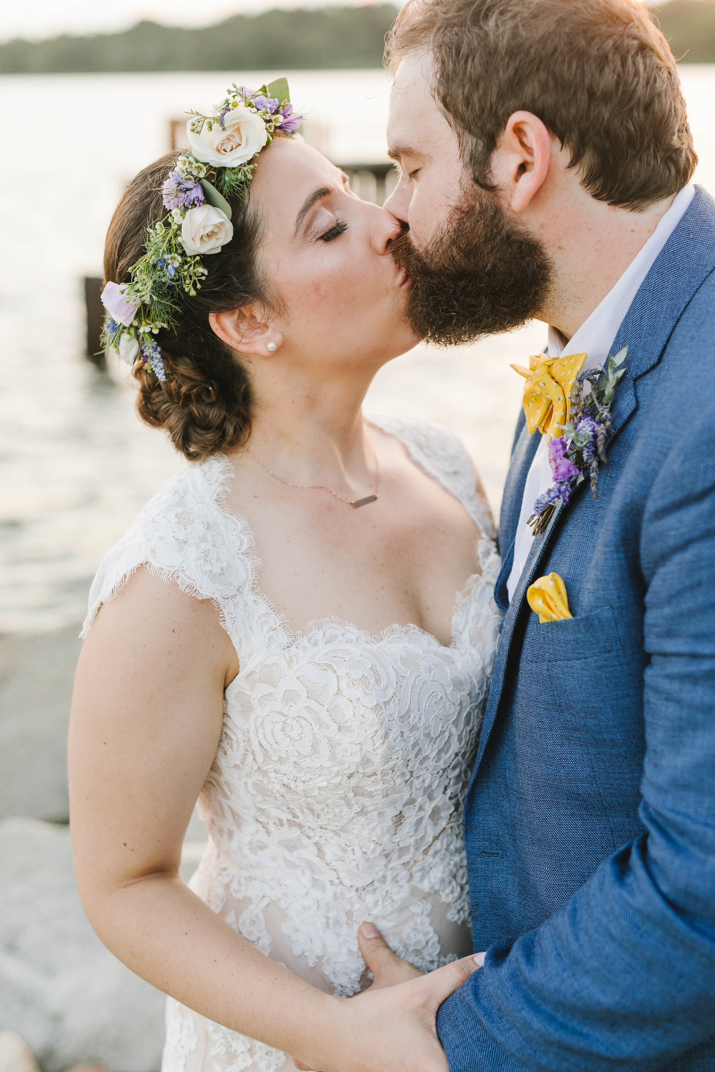 Mount Hope Farm Bristol Rhode Island RI New England Coastal Flower Crown Wedding - Emily Tebbetts Photography-22.jpg