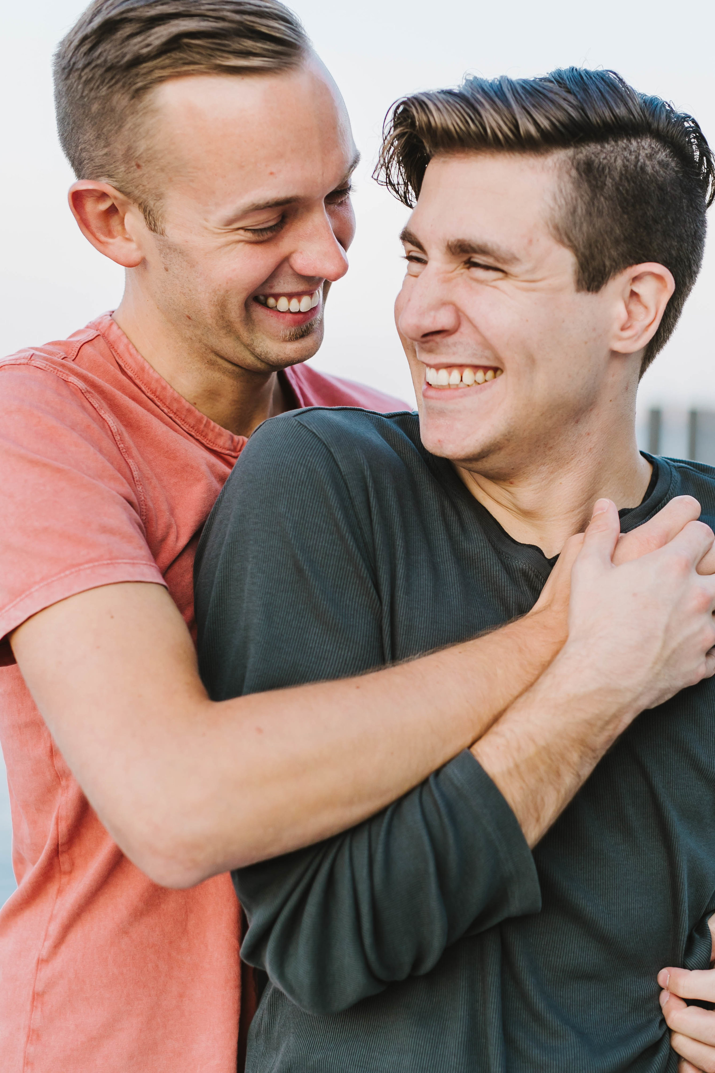 Fort Point Boston City Engagement Session ICA Childrens Museum LGBTQ same sex couple - Emily Tebbetts Photography-78.jpg