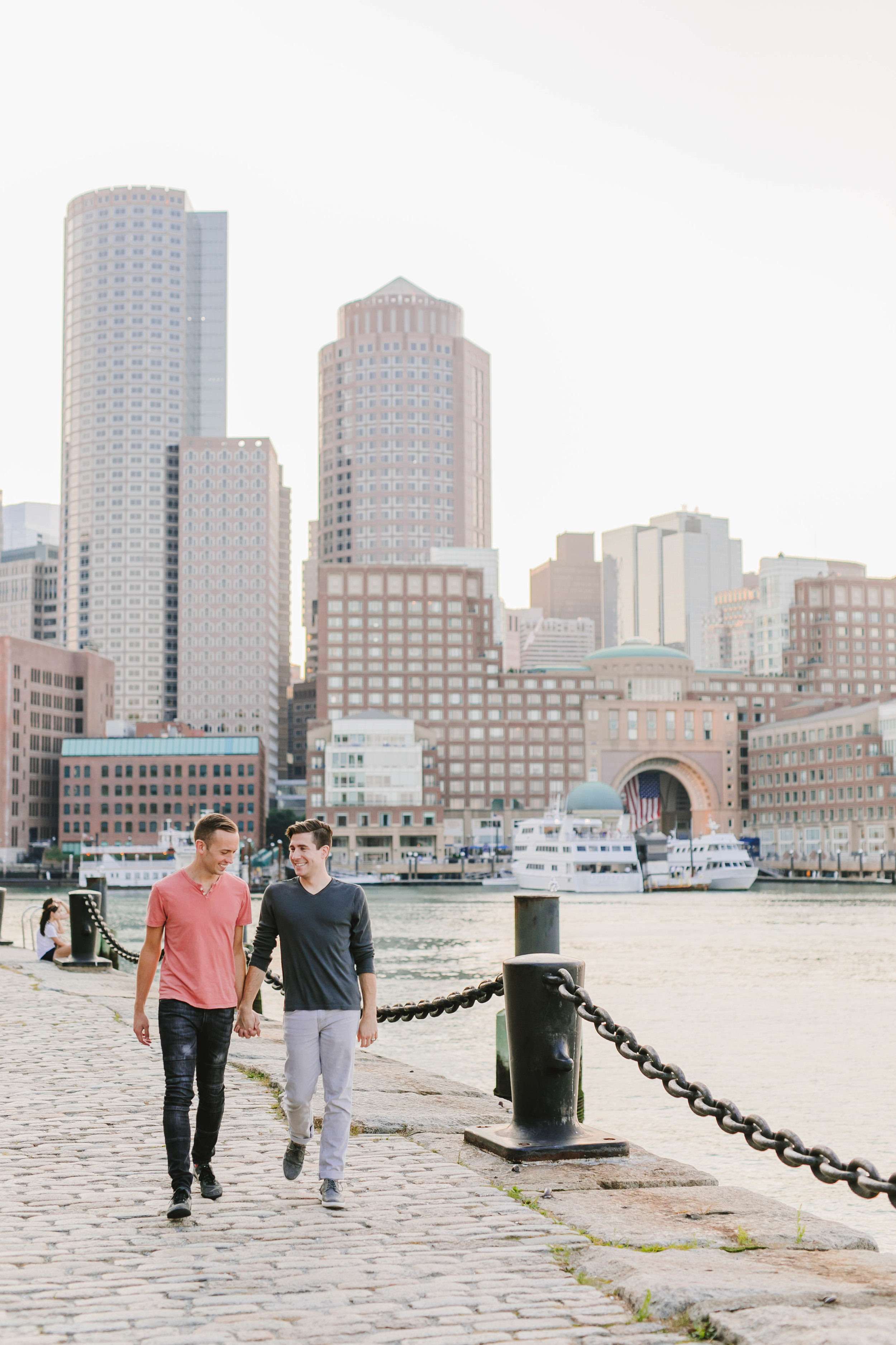 Fort Point Boston City Engagement Session ICA Childrens Museum LGBTQ same sex couple - Emily Tebbetts Photography-63.jpg