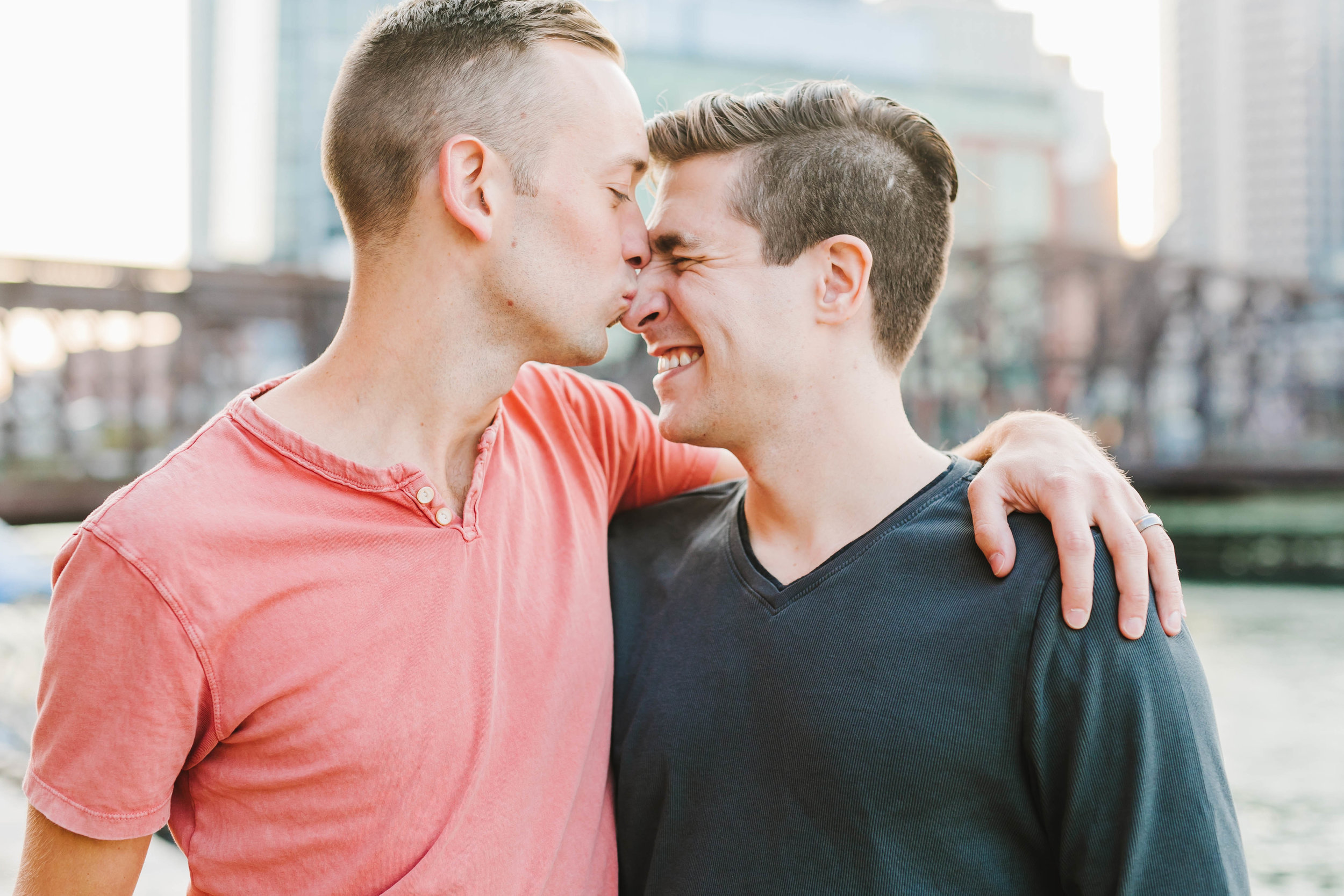 Fort Point Boston City Engagement Session ICA Childrens Museum LGBTQ same sex couple - Emily Tebbetts Photography-46.jpg