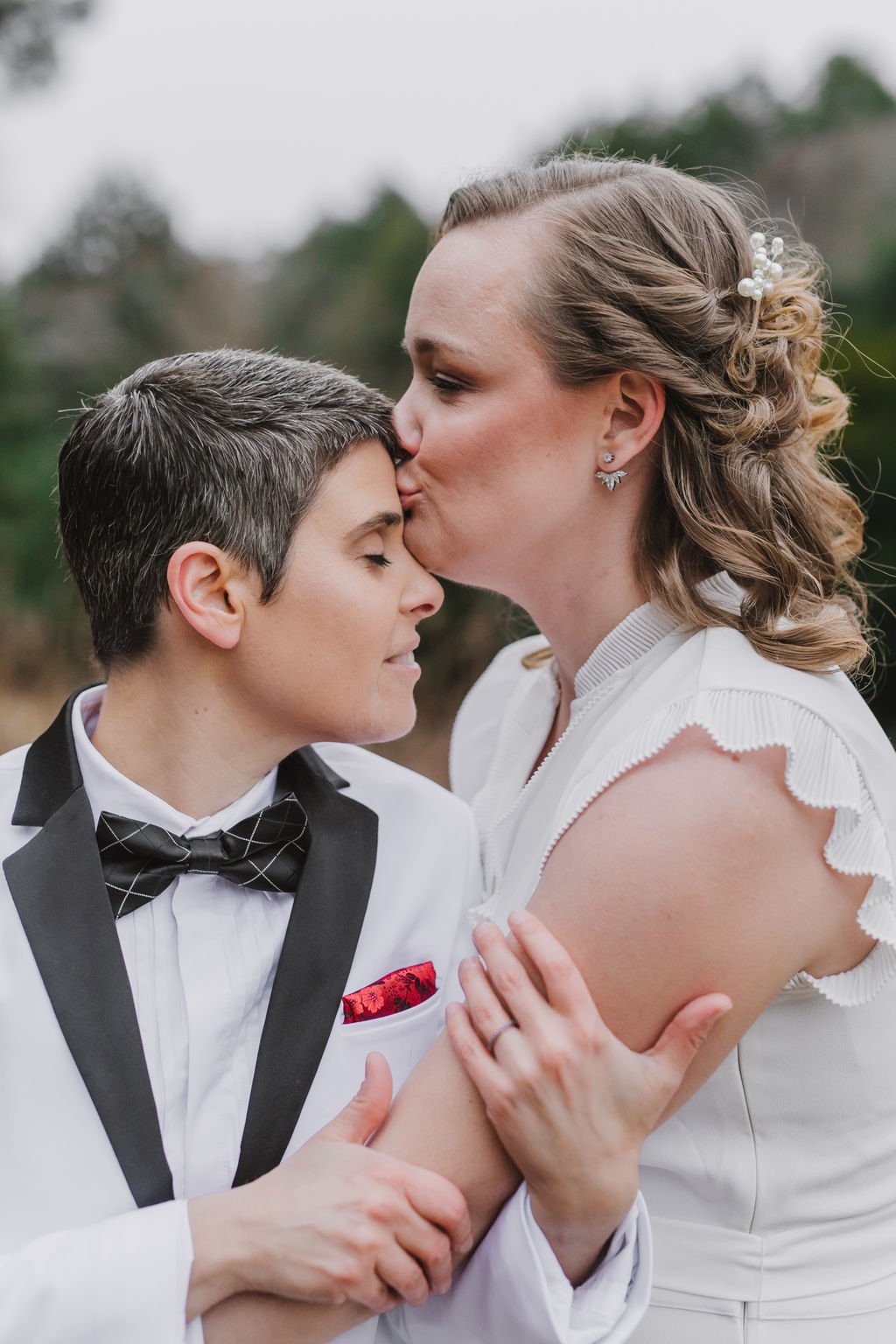 Tobey+Lindsey'sWedding-EmilyTebbettsPhotography-59 Intimate Queer Lesbian LGBTQ Winter Boston Arboretum Jamaica Plain Roslindale Wedding at the Milky Way Lounge and Restaurant in Massachusetts new england by queer elopement photographer .jpg