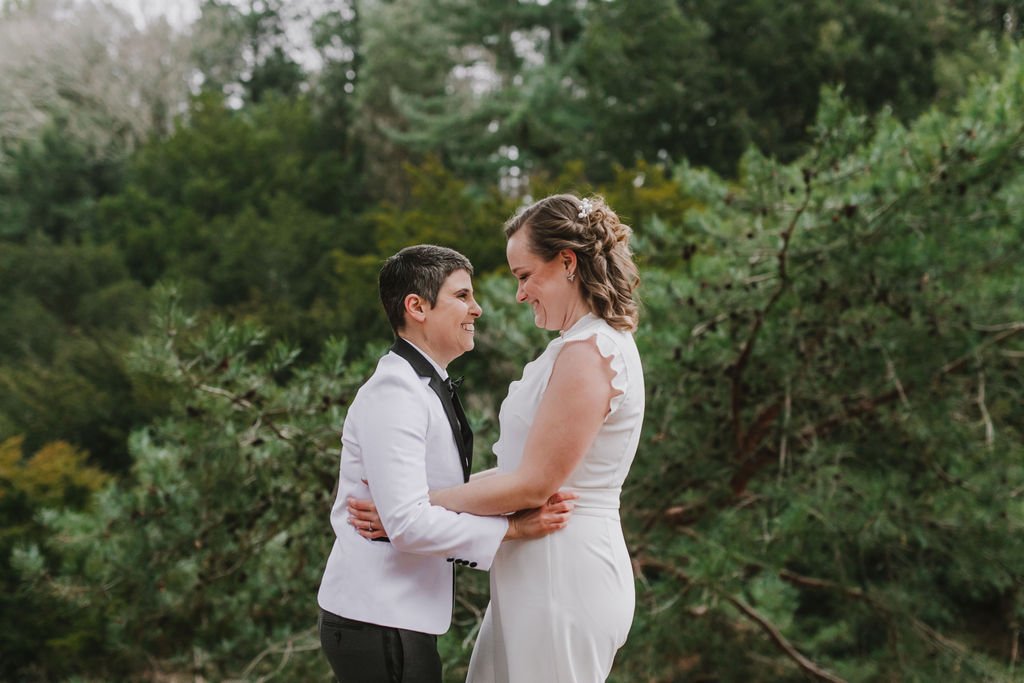 Tobey+Lindsey'sWedding-EmilyTebbettsPhotography-97 Intimate Queer Lesbian LGBTQ Winter Boston Arboretum Jamaica Plain Roslindale Wedding at the Milky Way Lounge and Restaurant in Massachusetts new england by queer elopement photographer .jpg