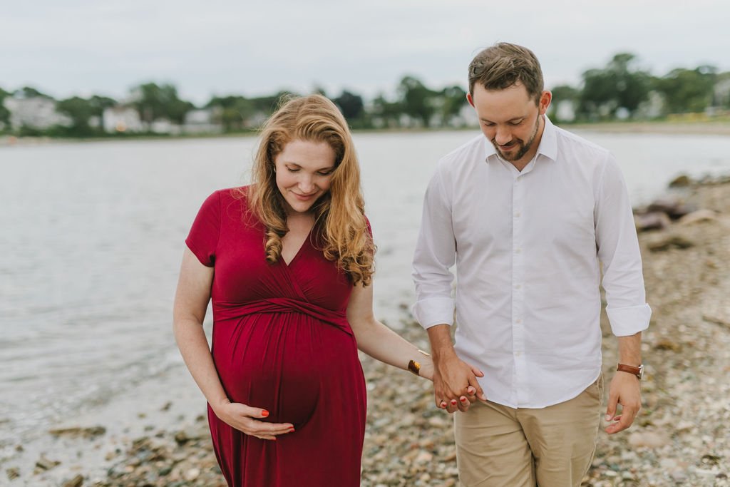 Claire+Jim-Maternity2021-Emily Tebbetts Photography-176Maternity portrait couples session south shore nut island quincy worlds end ocean beach seaside queer photographer.jpg