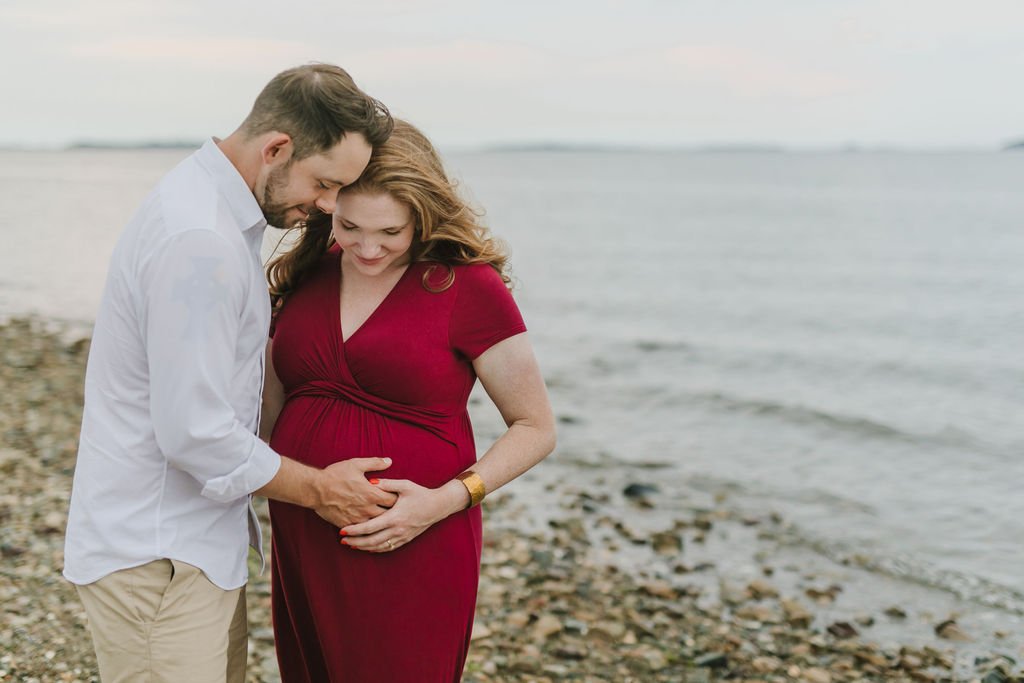 Claire+Jim-Maternity2021-Emily Tebbetts Photography-188Maternity portrait couples session south shore nut island quincy worlds end ocean beach seaside queer photographer.jpg