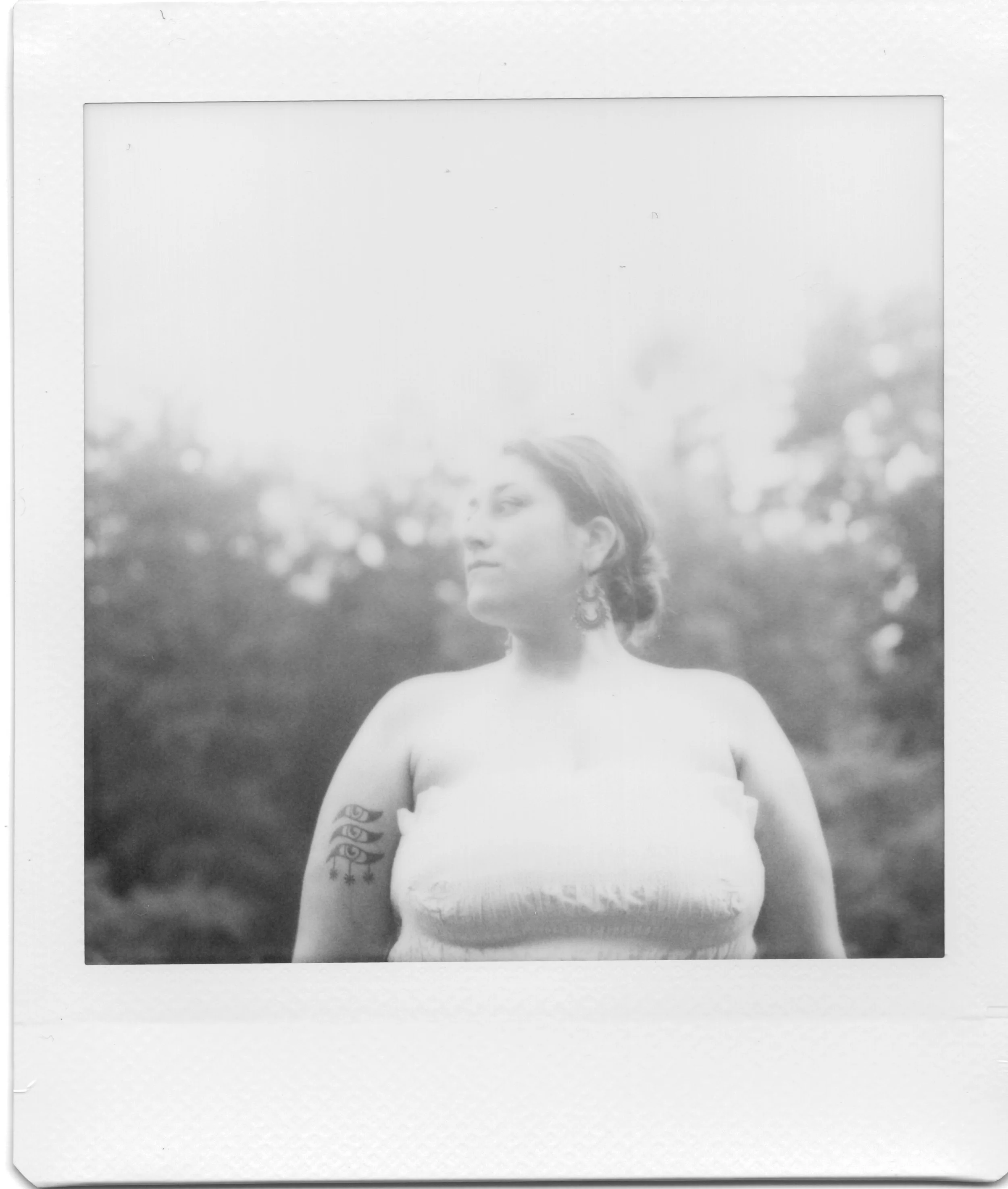 Cheyenne Gil Pre gender affirming top chest reduction surgery  instant instax polaroid portraits philly philadelphia Pensylvania - Emily Tebbetts photography Boston MA - August 1 2024  38.jpeg