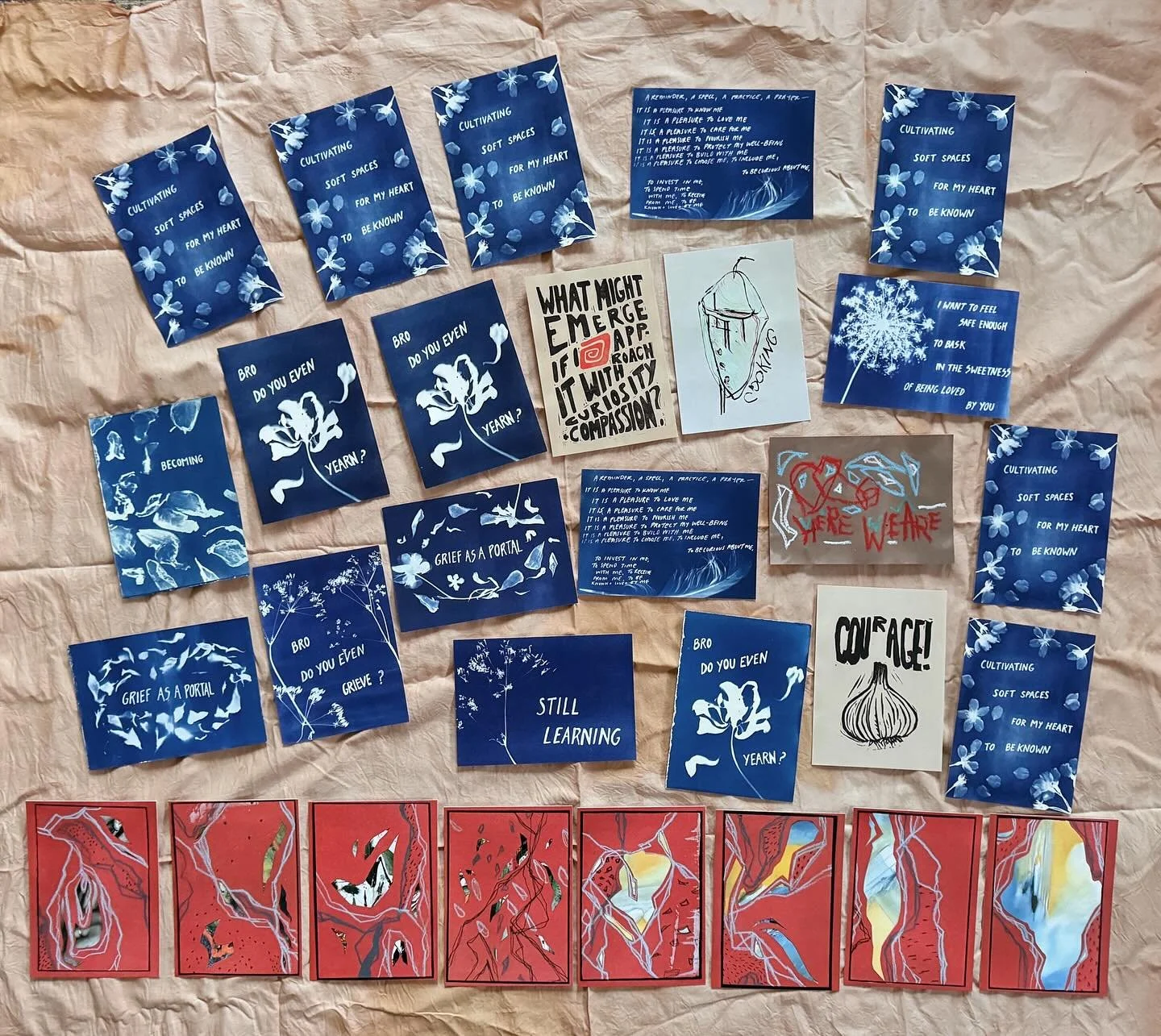 Thank you thank you thank you for your warm reception of my online shop opening over the past week!! 🥰

Today I laid out all the prints ordered before packaging them up (planning to get them all in the mail tomorrow!).

Whoa. Kinda surreal :)!!! I&r