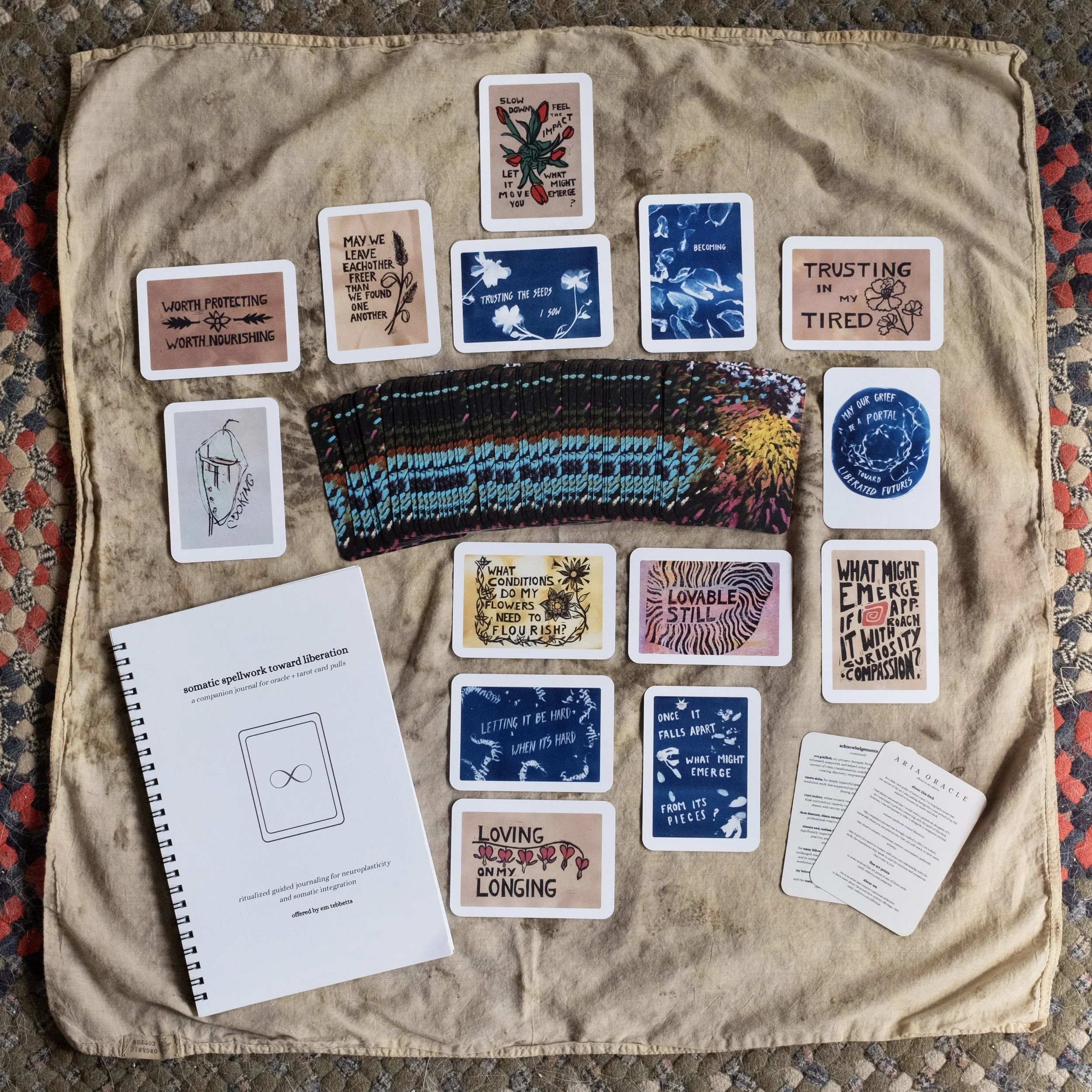 ARIA Oracle Card Deck + Somatic Ritual Companion Journal