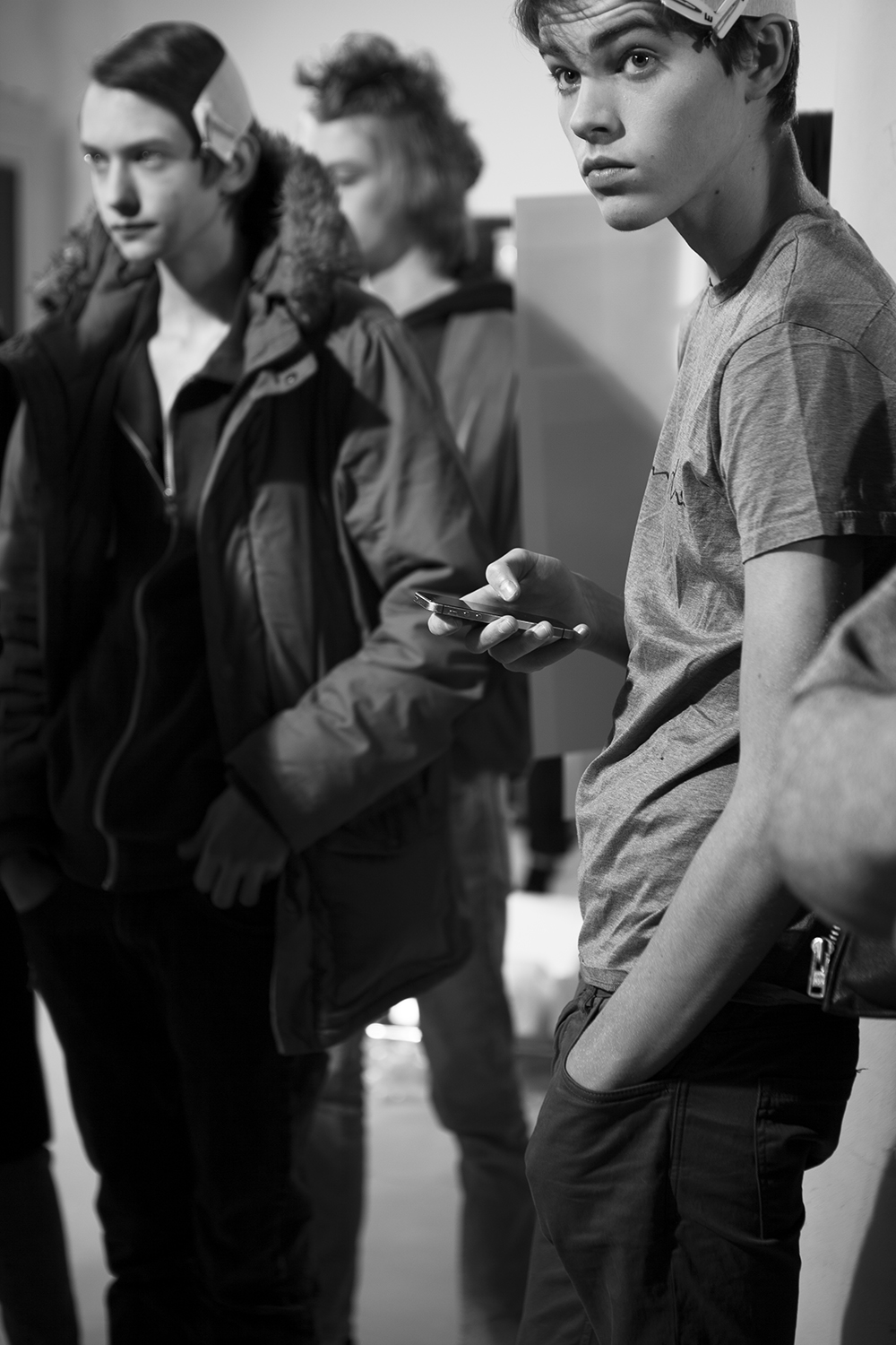 Backstage Ann Demeulemeester,   #58, Palais de Tokyo, Paris, 2016