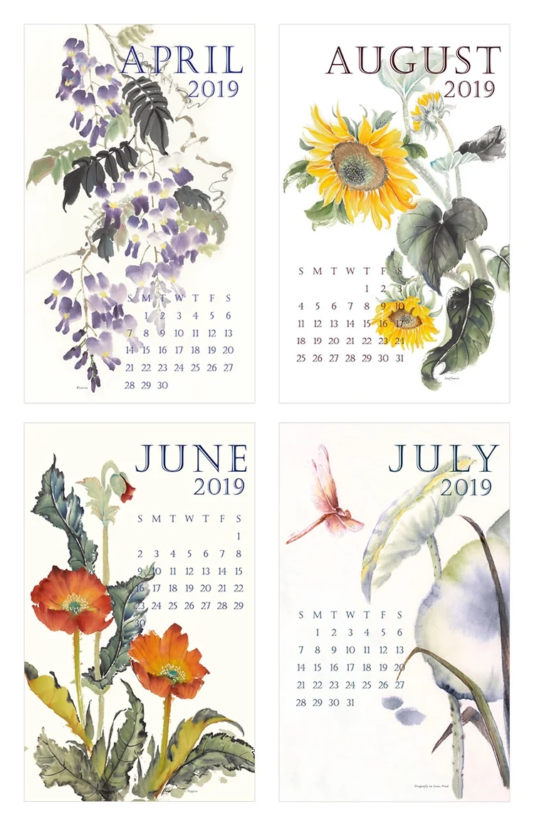 2019 Calendar — Susan Lanzano
