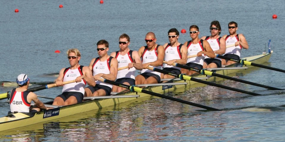 GB Men's 8, Phelan Hill (cox) Andy Triggs-Hodge, Pete Reed, Alex Gregory, Moe Sbihi, Matt Gotrel, Lance Treddle, Tom Ransley, Dan Richie.
