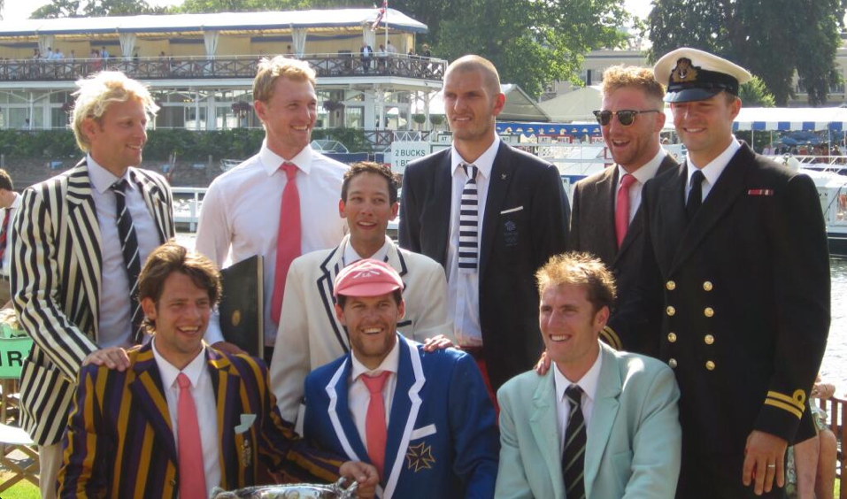 The 2013 winners of the Grand challenge cup, a right motley crew!