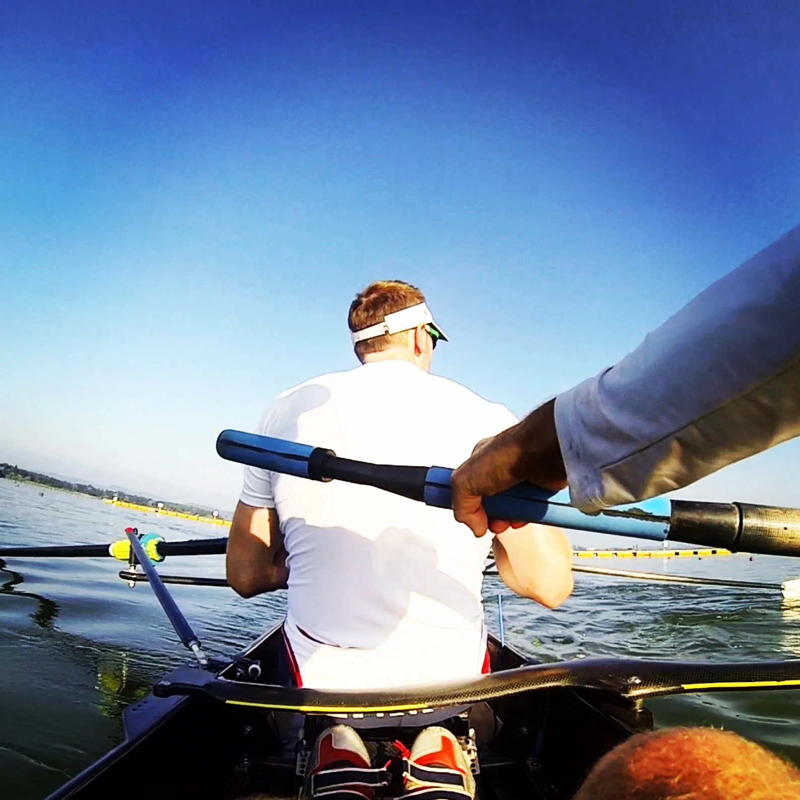 On the water, Lake Varese, my view.