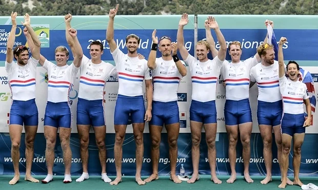 World Champion M8+ Great Britain...