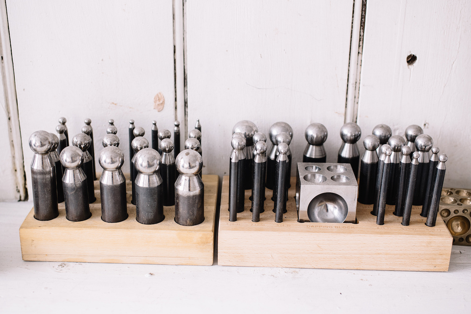 Jewellery tools in the workshop 