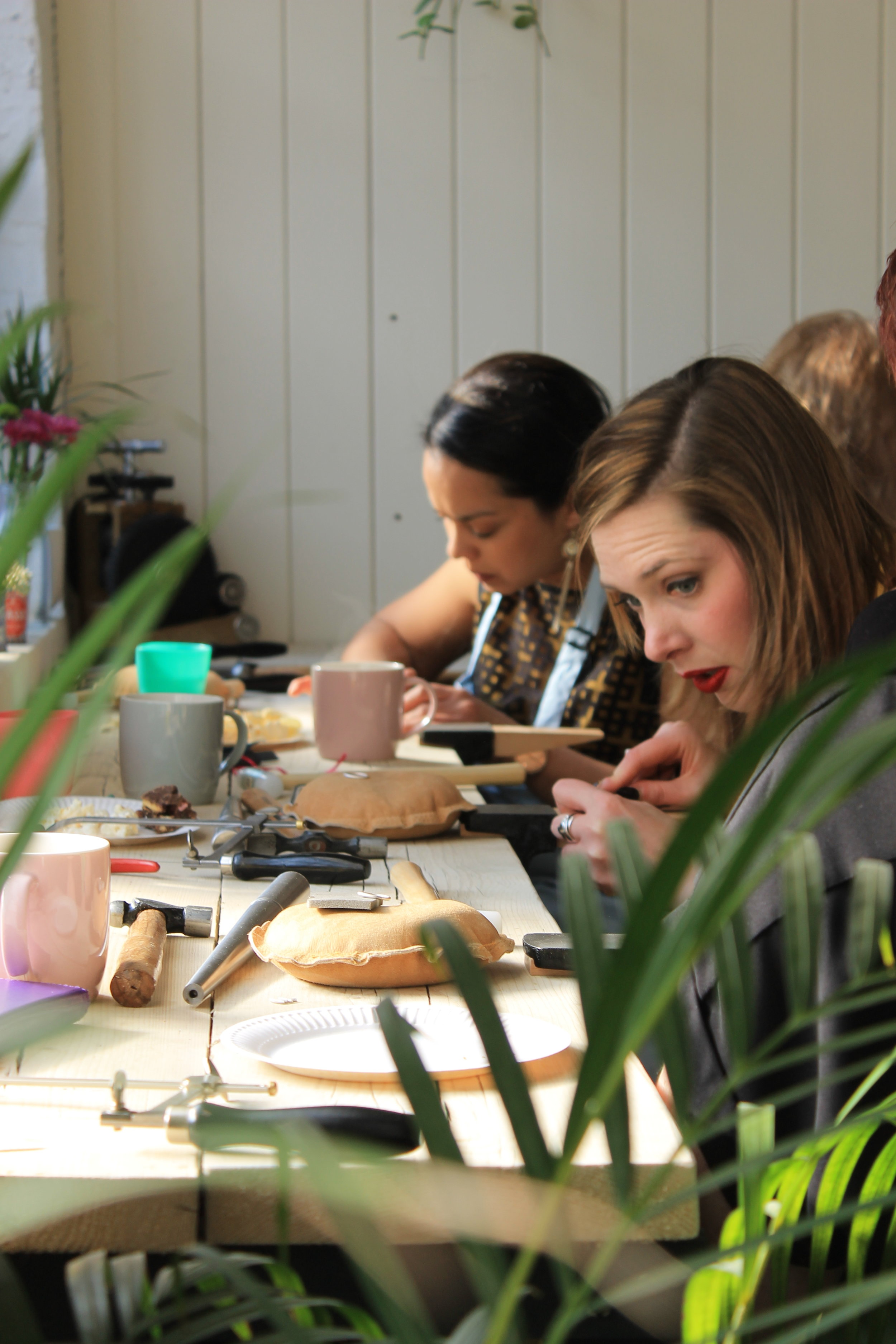 Hen party jewellery making workshop