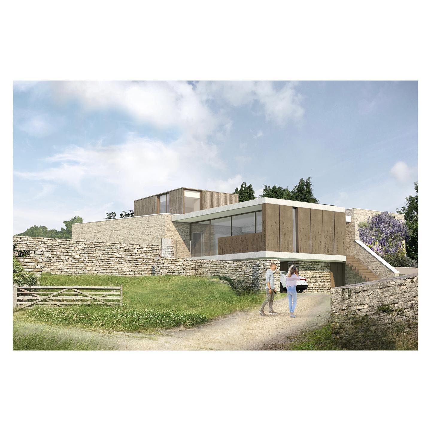 | New House

Our proposal to replace an existing 1970s bungalow with a new low energy home has been submitted for planning.

The design reuses rubble stone from the site to create a continuous wall that runs through the house to subdivide key interna