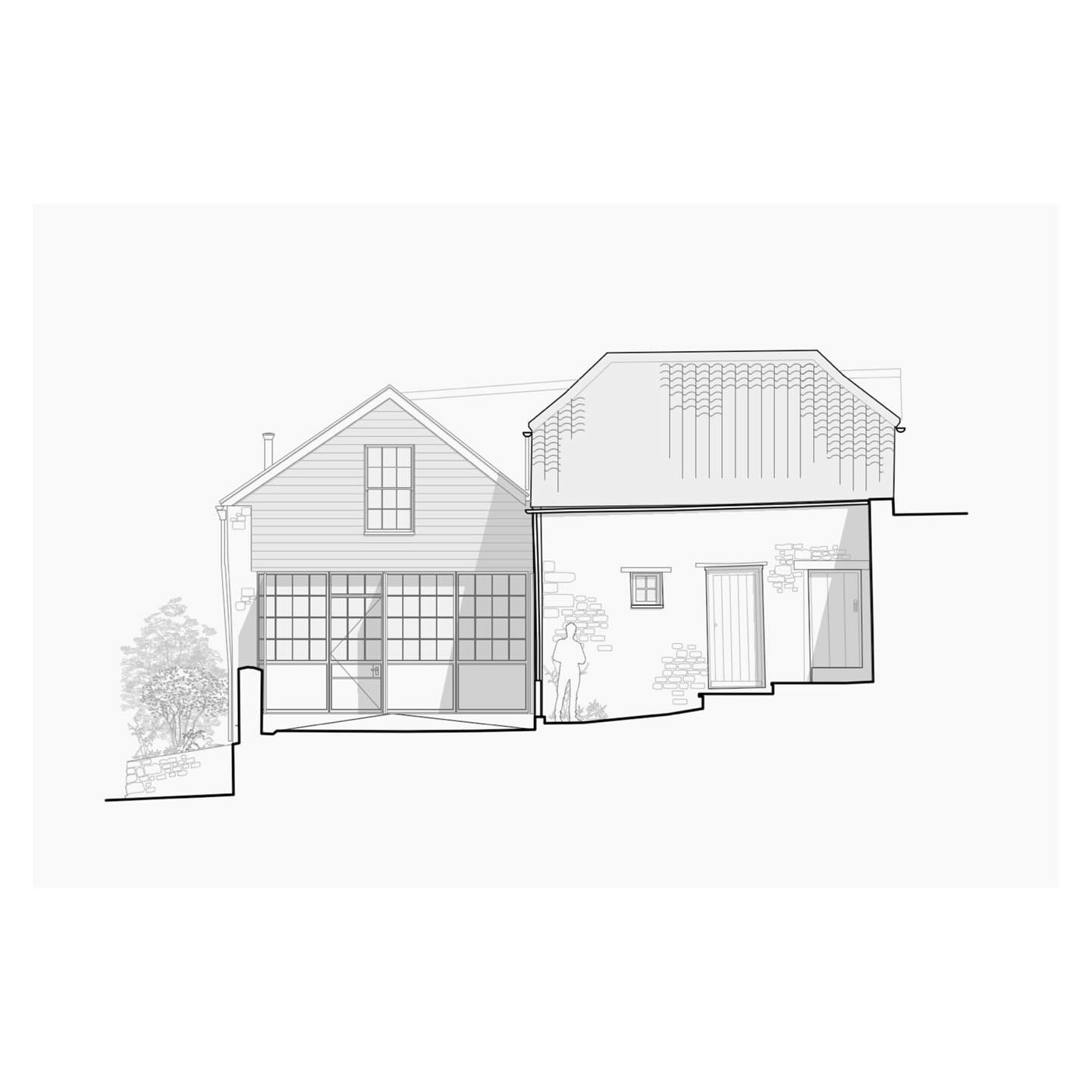 | Coach House

Delighted to have obtained listed building and planning approval for the conversion of this former coach house into ancillary accommodation for the client&rsquo;s parents.

It has the most complex roof structure which was raised and re