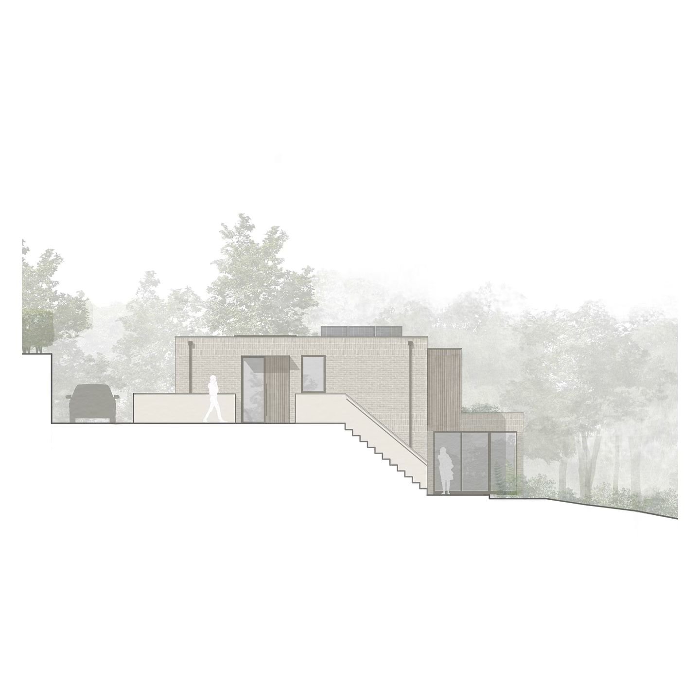 | New Dwelling in Bath

We have recently submitted a planning application for a new dwelling to the rear of an existing property on the northern slopes of Bath.

The new two-storey house has been carefully designed with the client to meet the require