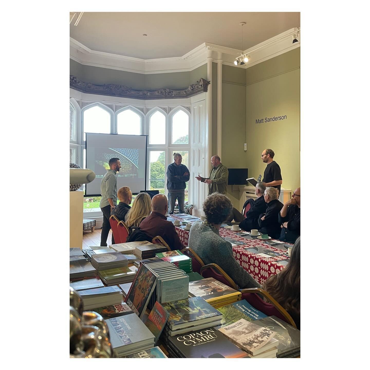 | RSAW Design Week

We were delighted to present our award winning cafe with @sandersonsculpture yesterday to @northwalesarchitects @the_rsaw for design week, sharing the story of the origins and its unique construction.

Thank you for all who attend