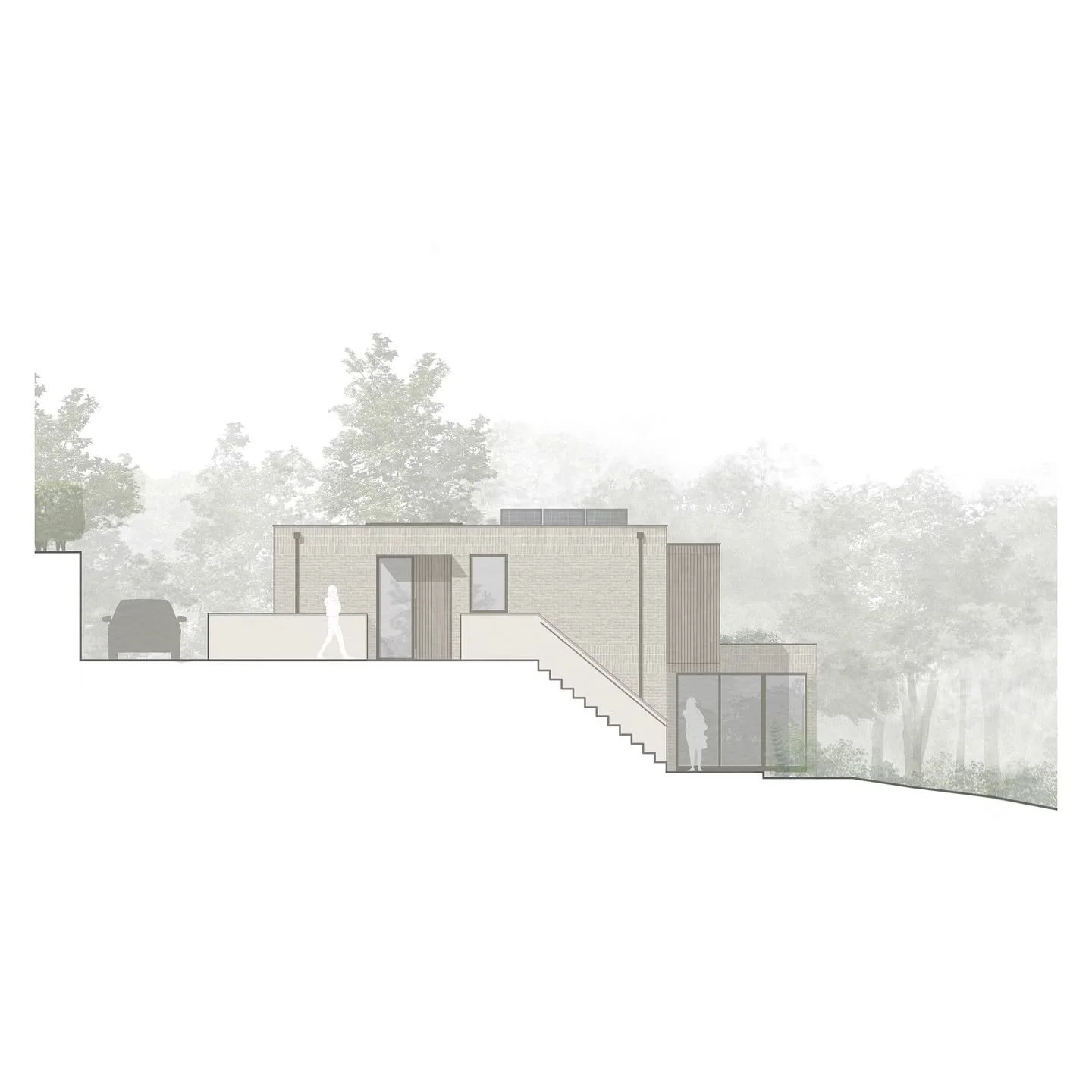 | New Dwelling in Bath

We have recently submitted a planning application for a new dwelling to the rear of an existing property on the northern slopes of Bath.

The new two-storey house has been carefully designed with the client to meet the require
