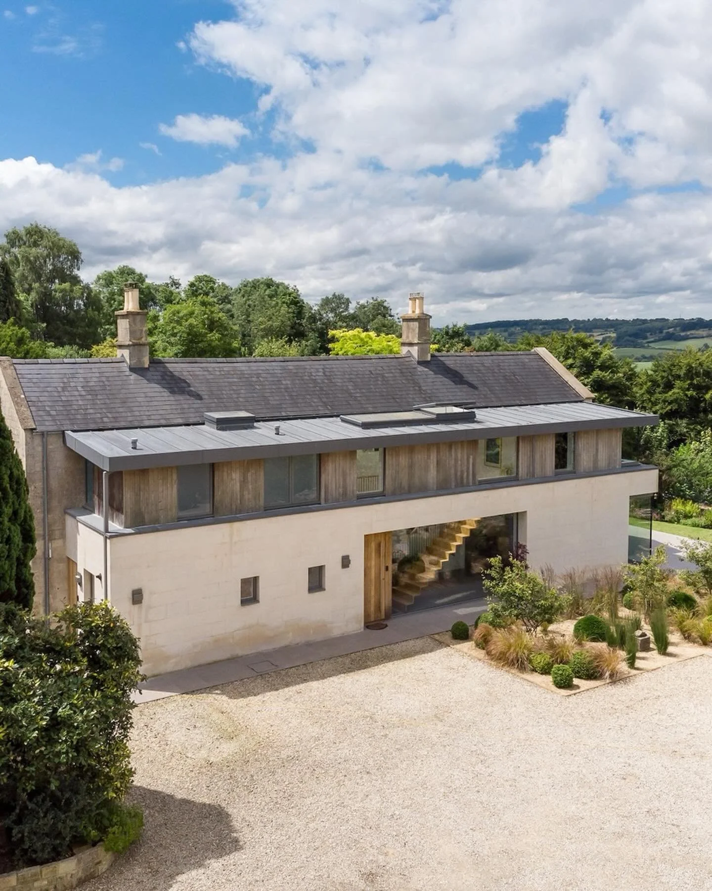 Once the Quarry Master&rsquo;s house, this historic property had fallen into disrepair before our client purchased it to be reimagined as a contemporary family home in Wiltshire.

Set within the green belt, we carefully balanced the selective demolit