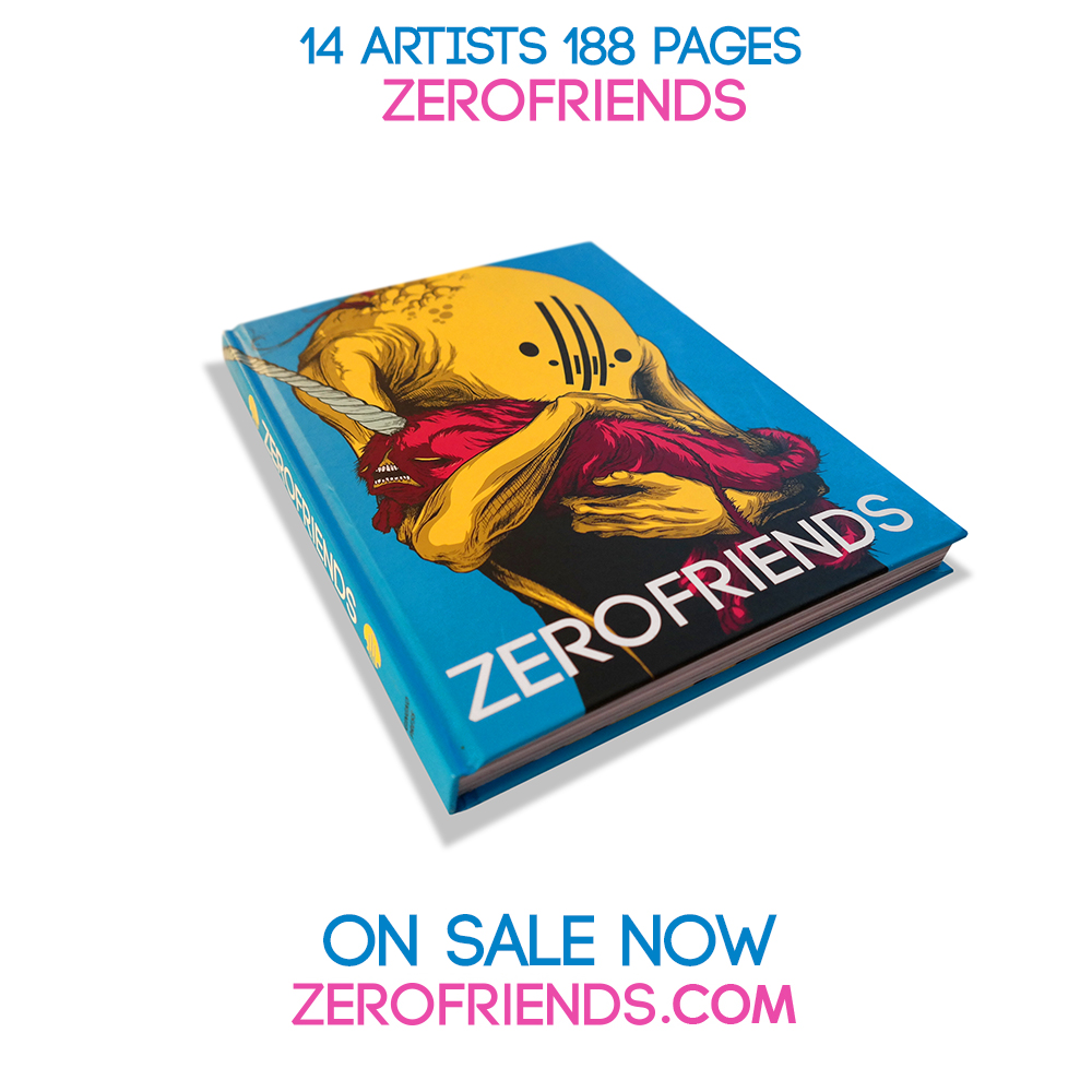9" x 11", 188 pages, 14 Artists, Hardcover. $29.95 Purchase Signed By Alex Pardee, Dave Correia & Quake