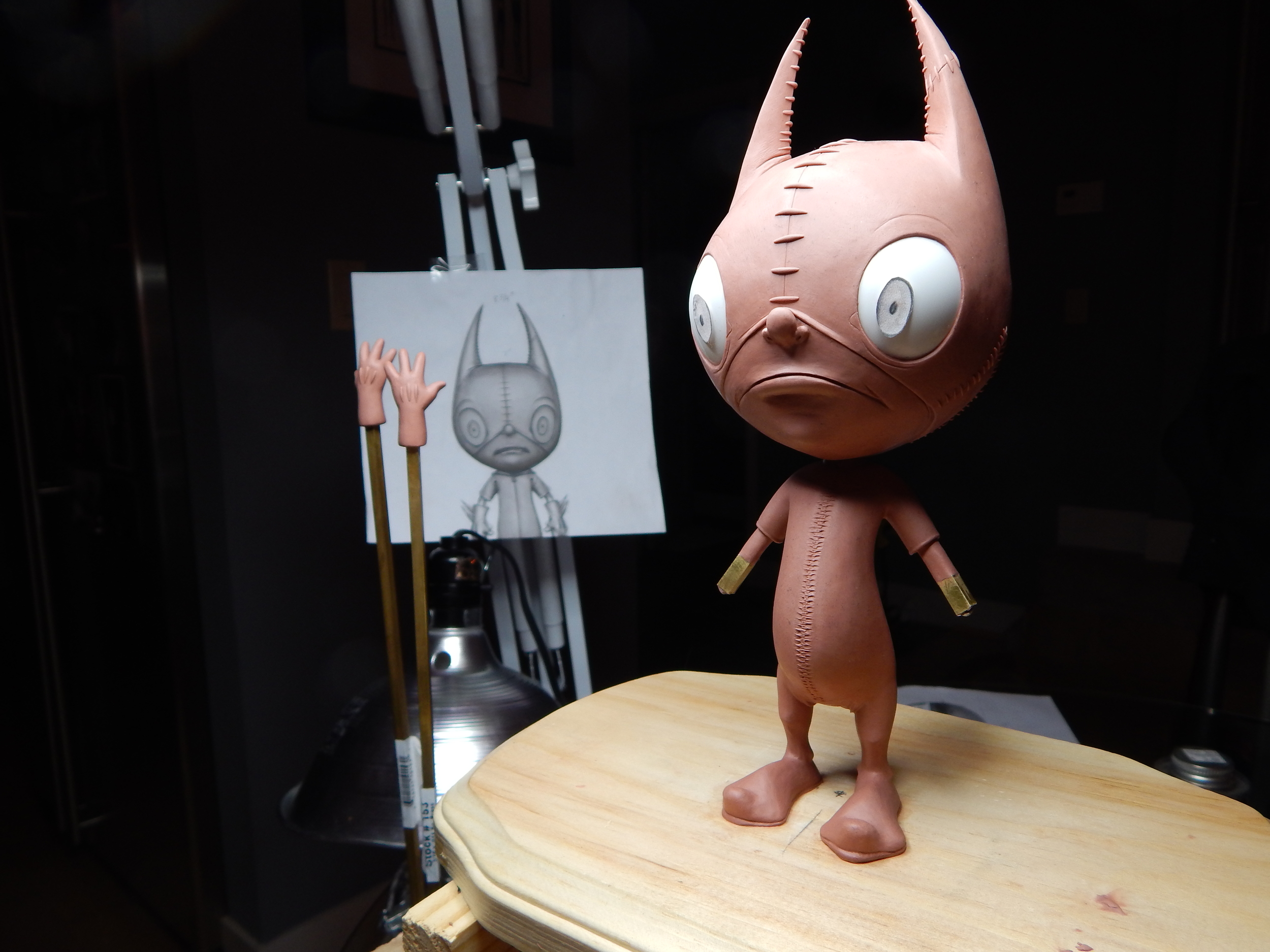   Ralf's sculpt in clay.  