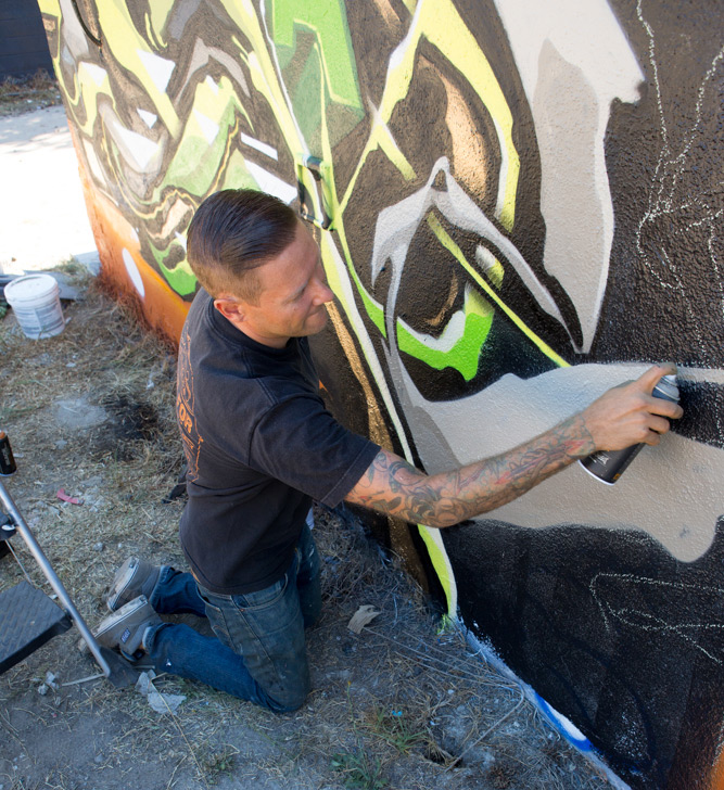 Photo by Brent Broza CRAOLA With 2SHAE , 7SEAS , & PLEK Redondo Beach, CA, 2014