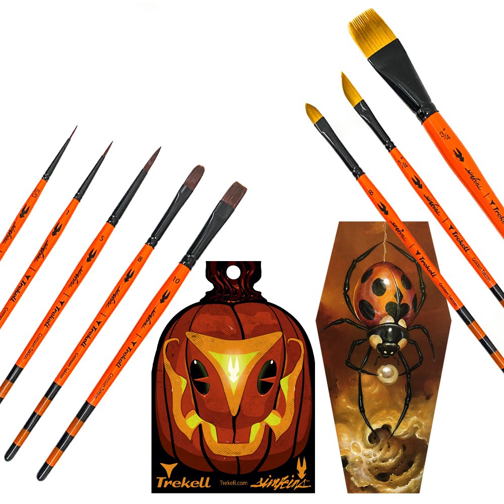 Greg Simkins Limited Edition Halloween Brush Set — GregSimkinsArt.com