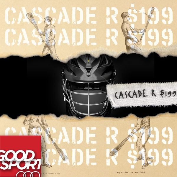 The industry standard lacrosse helmet for men, Cascade R.