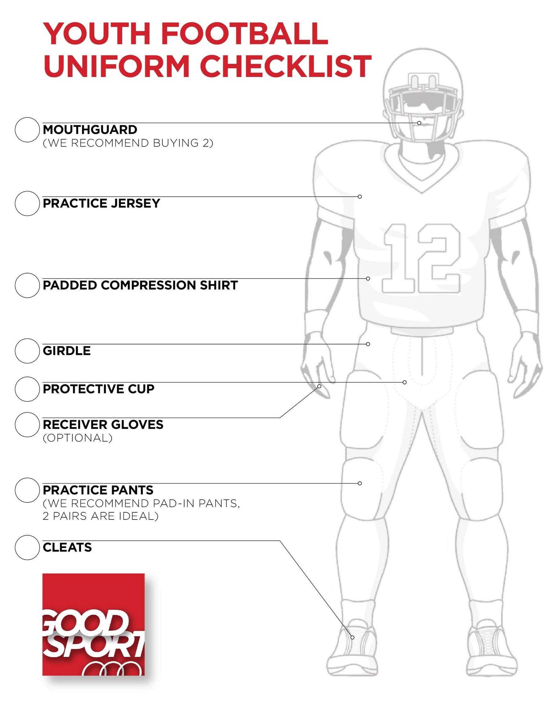 Football Equipment List