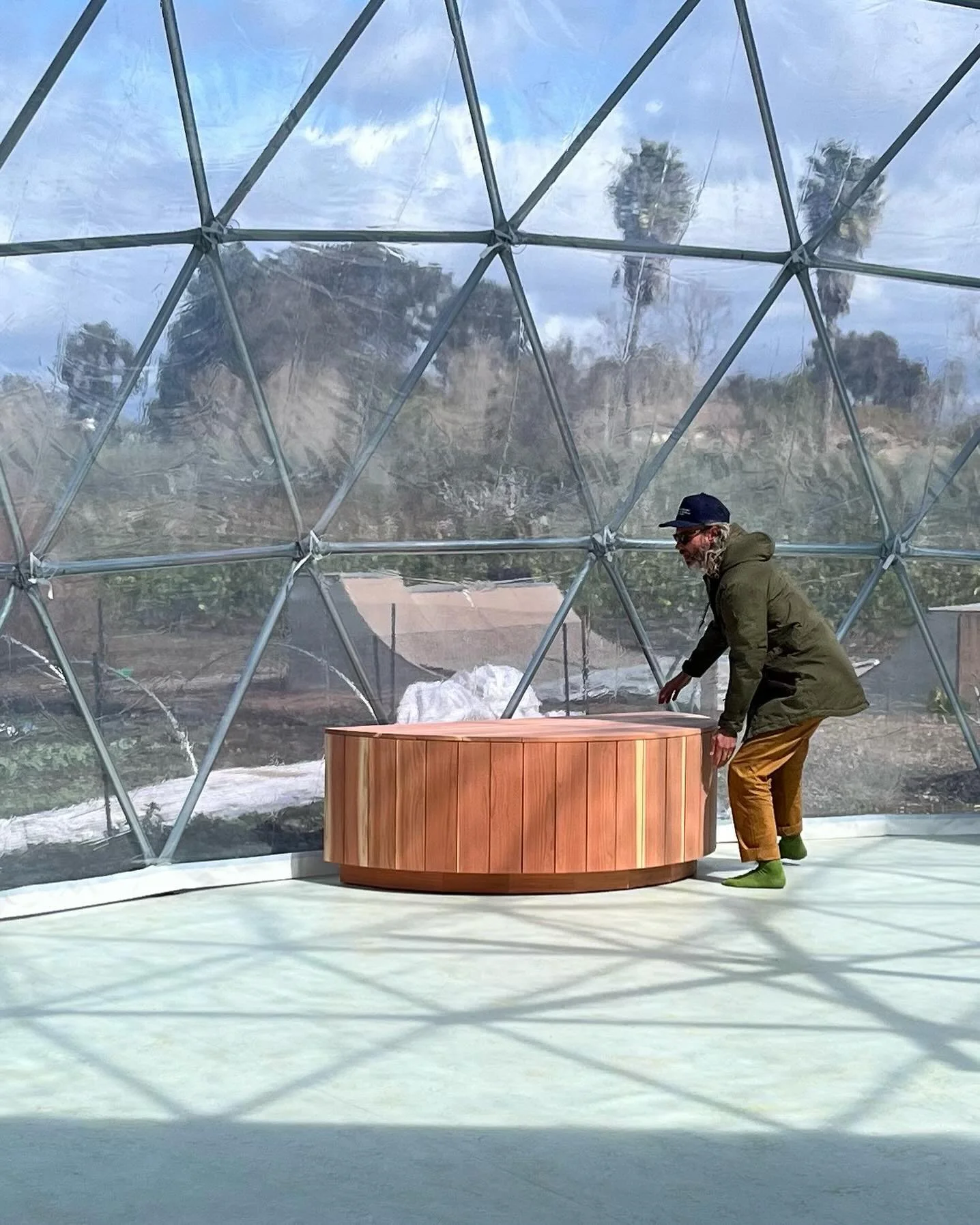 it was an honor to build furniture for the spectacular Peace Dome @theecologycenter