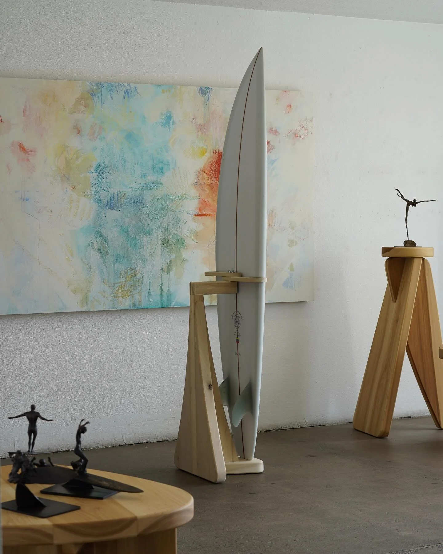 it was an honor to collaborate with @alrikyuill on these sculpture stands and pedestals