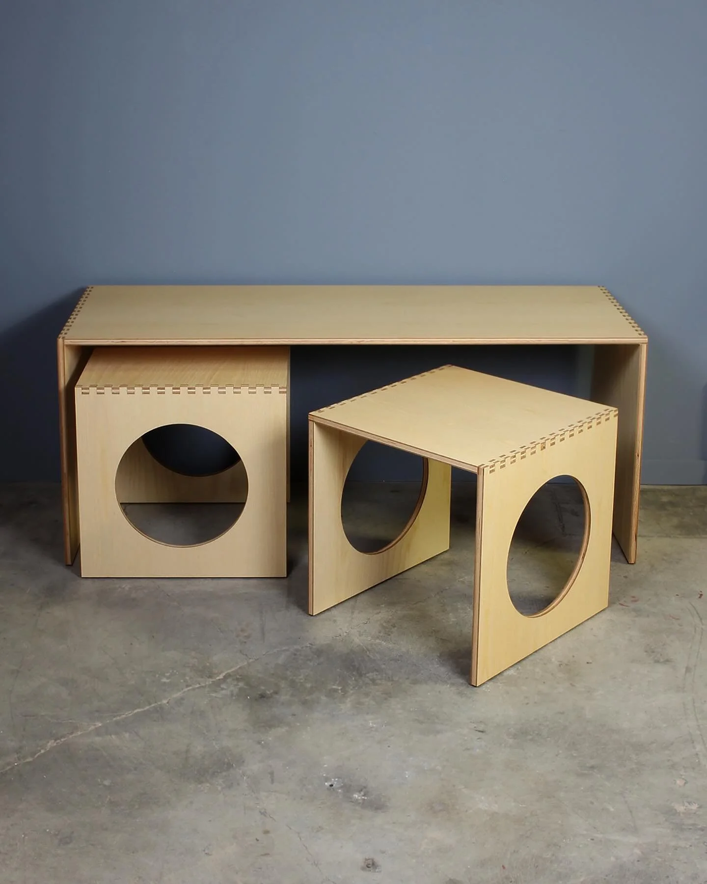 fun trio of tables for @allspeciesstudio