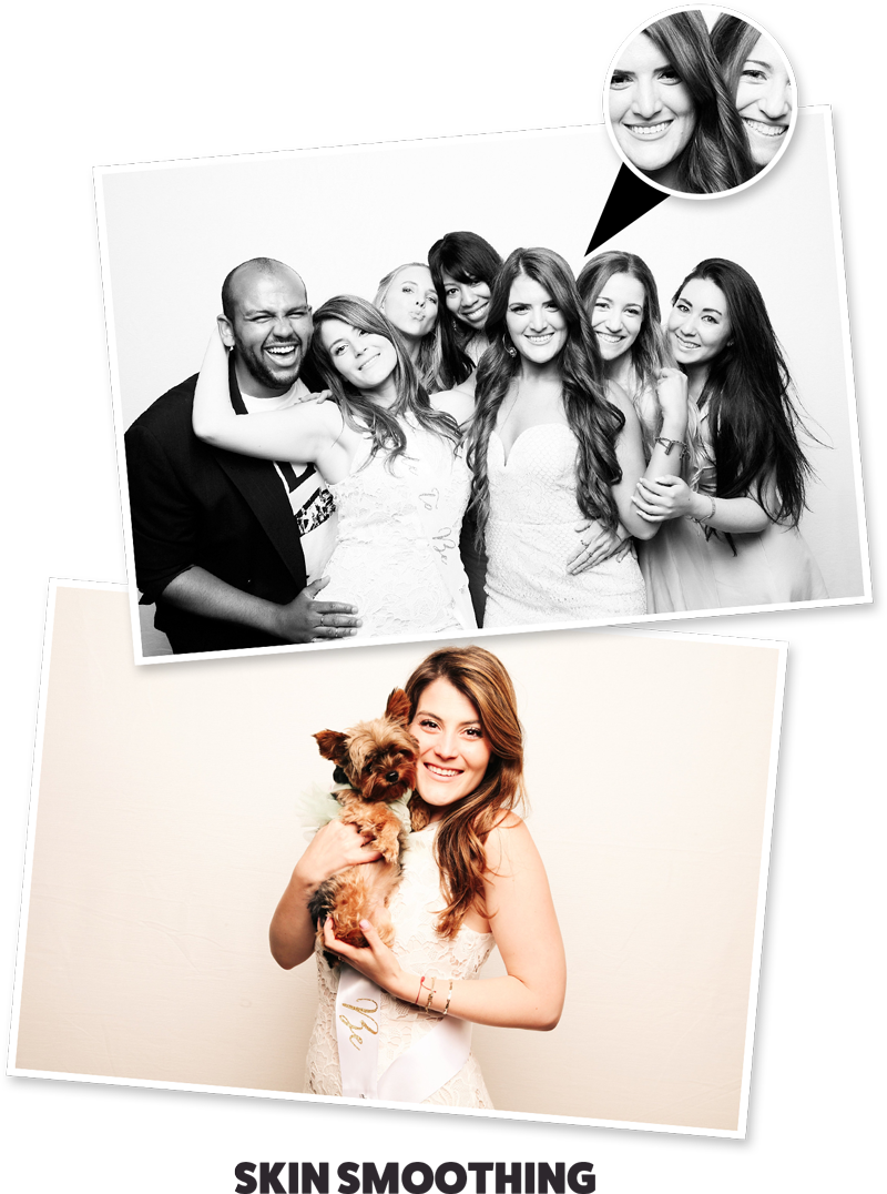 photo booth skin smoothing retouching