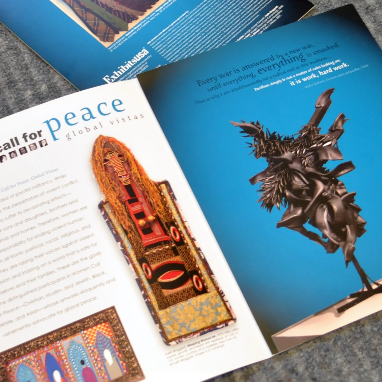 women call for peace interior brochure