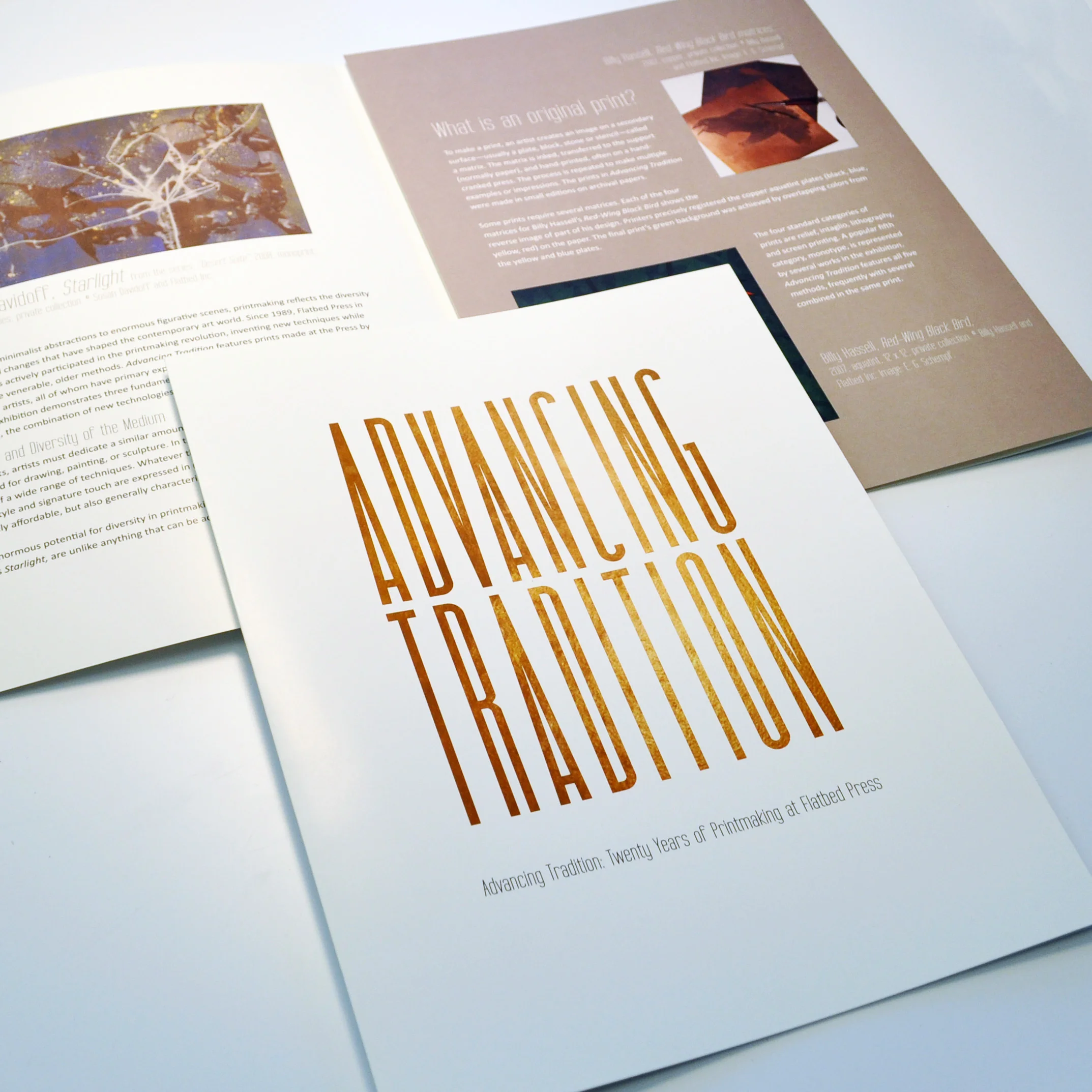 advancing tradition brochure