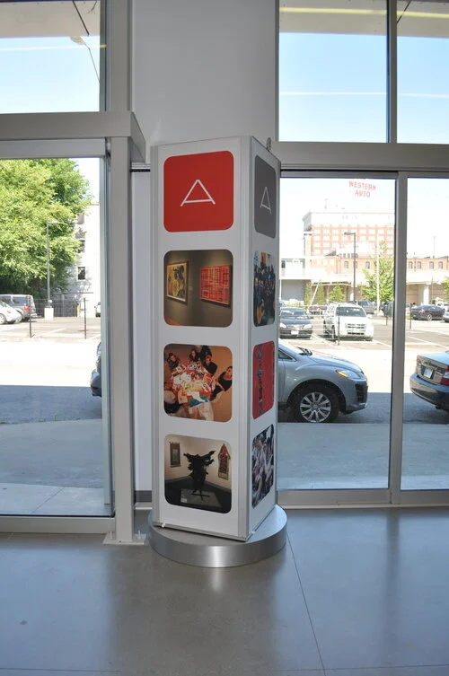 360° branding tower