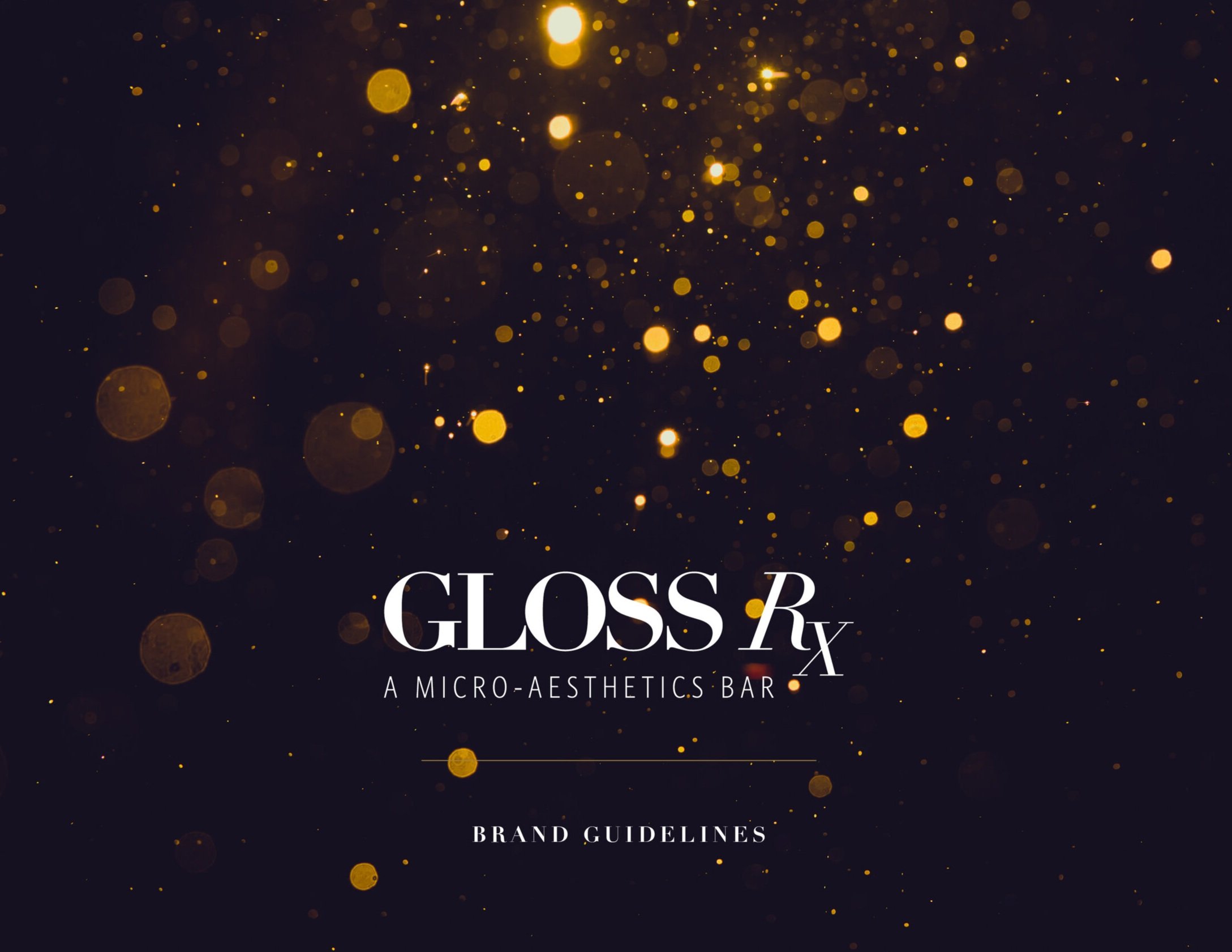 GlossRX brand identity