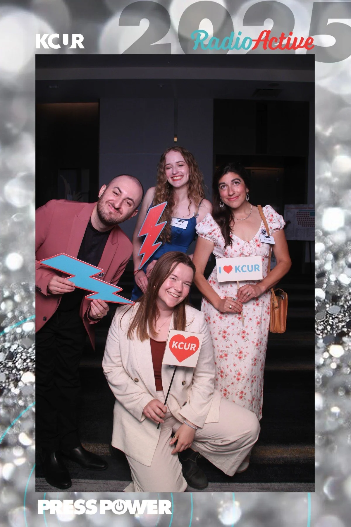  This is a frame for the photobooth.  