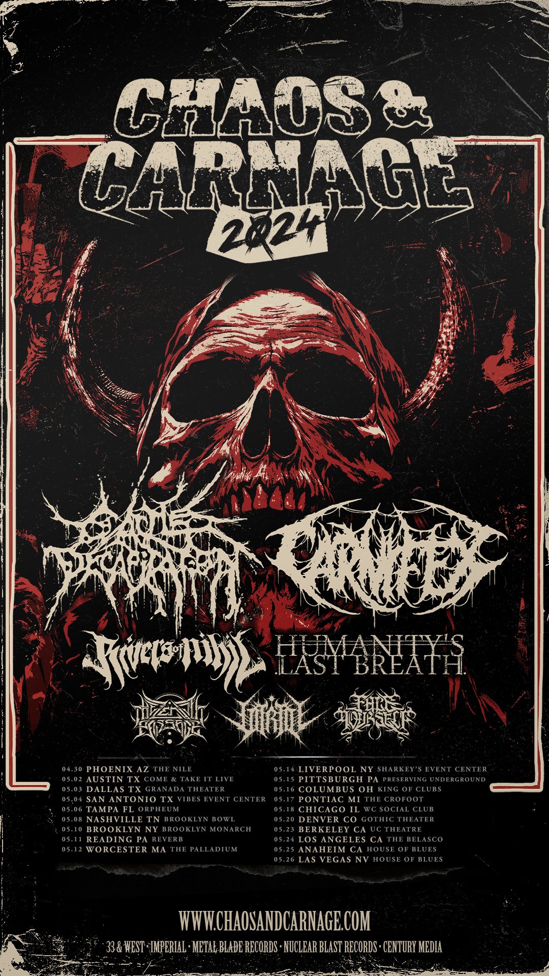 Chaos And Carnage 2025 Tickets Diana Filippa