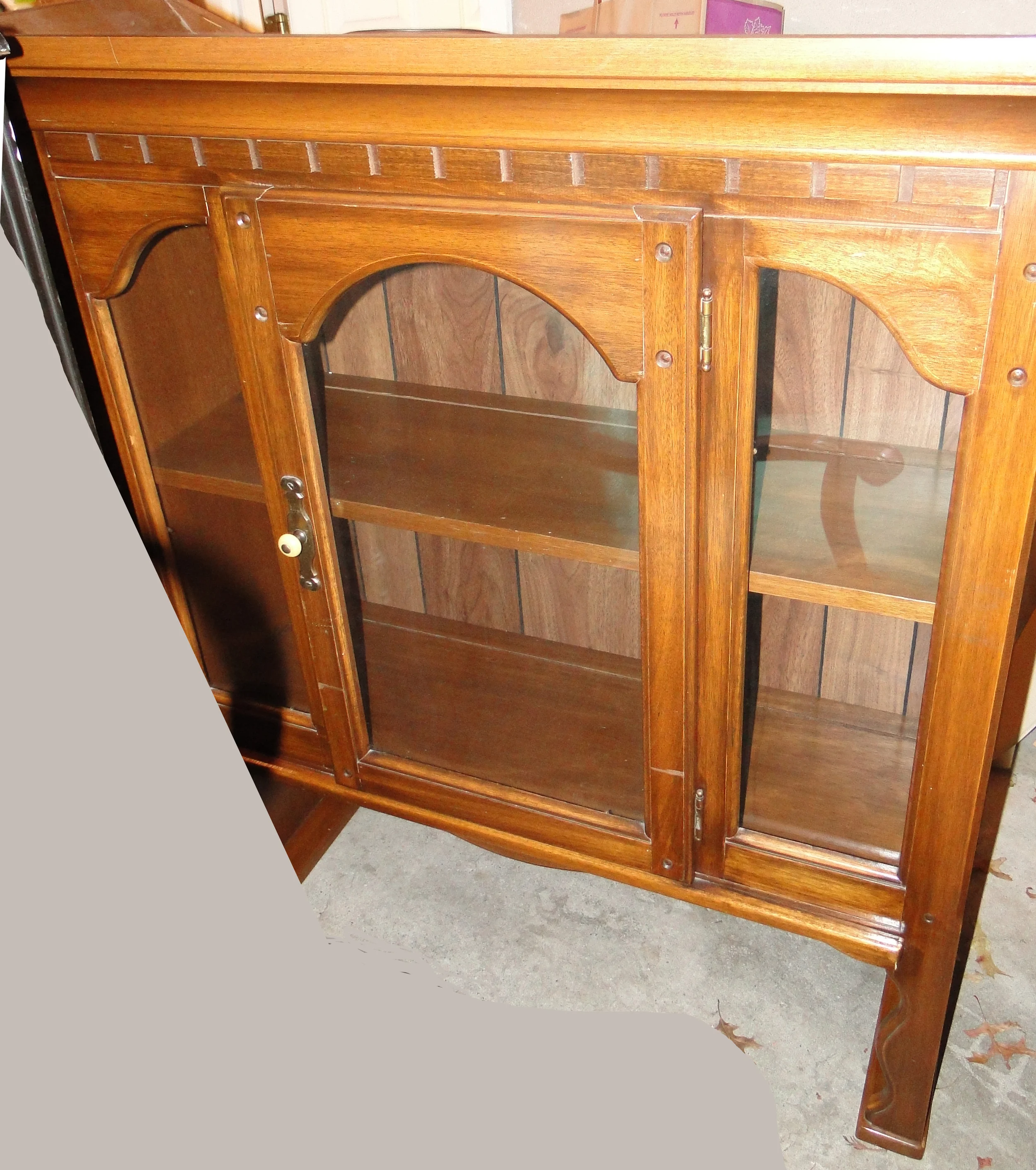 "Before" photo of top section